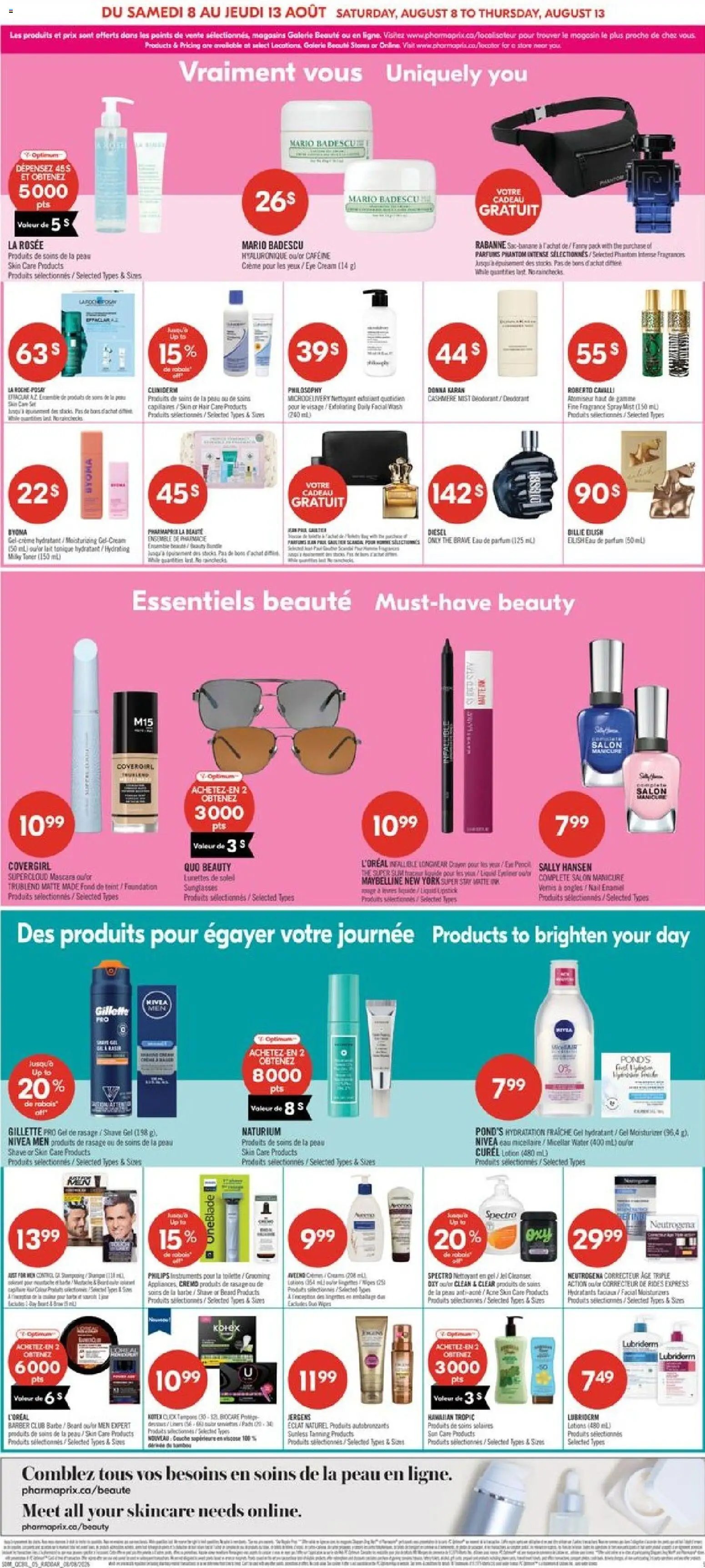 Pharmaprix weekly flyer / circulaire