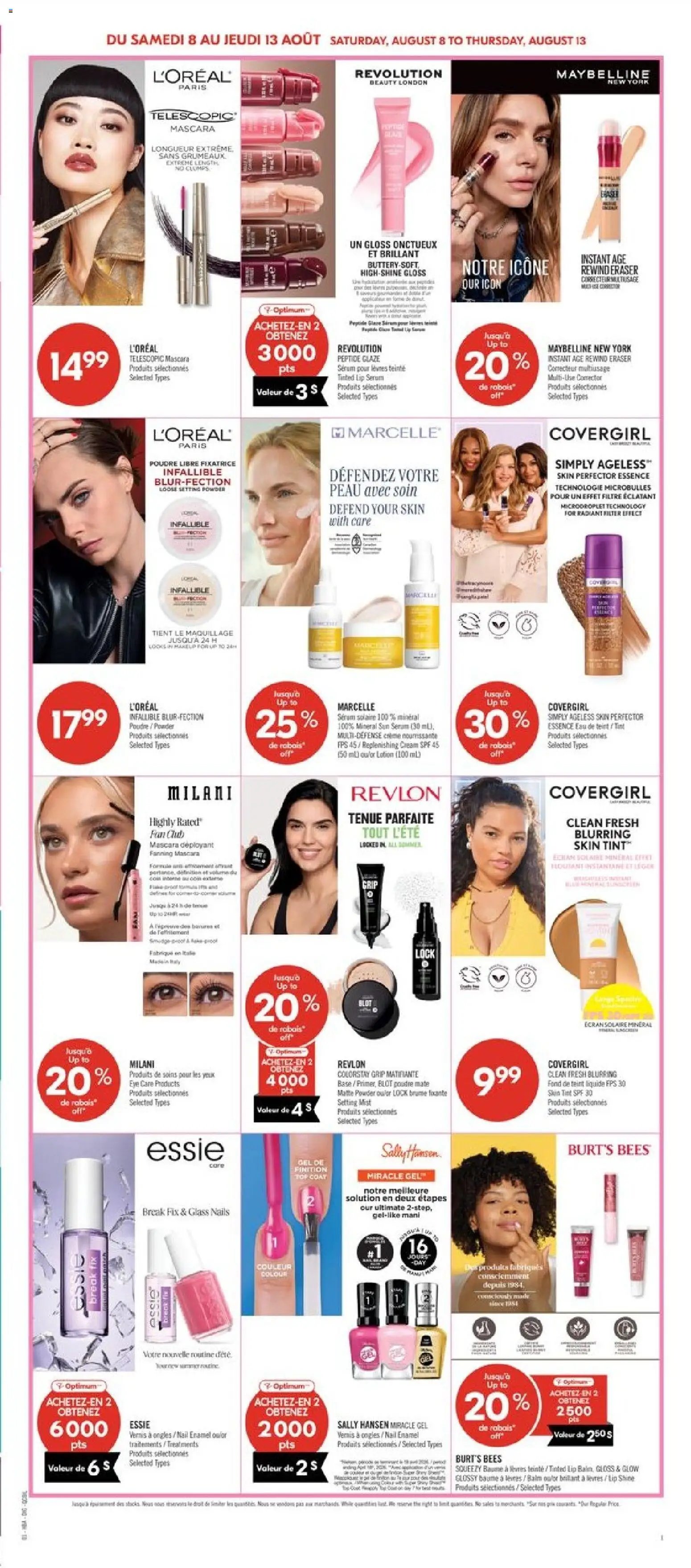 Pharmaprix weekly flyer / circulaire