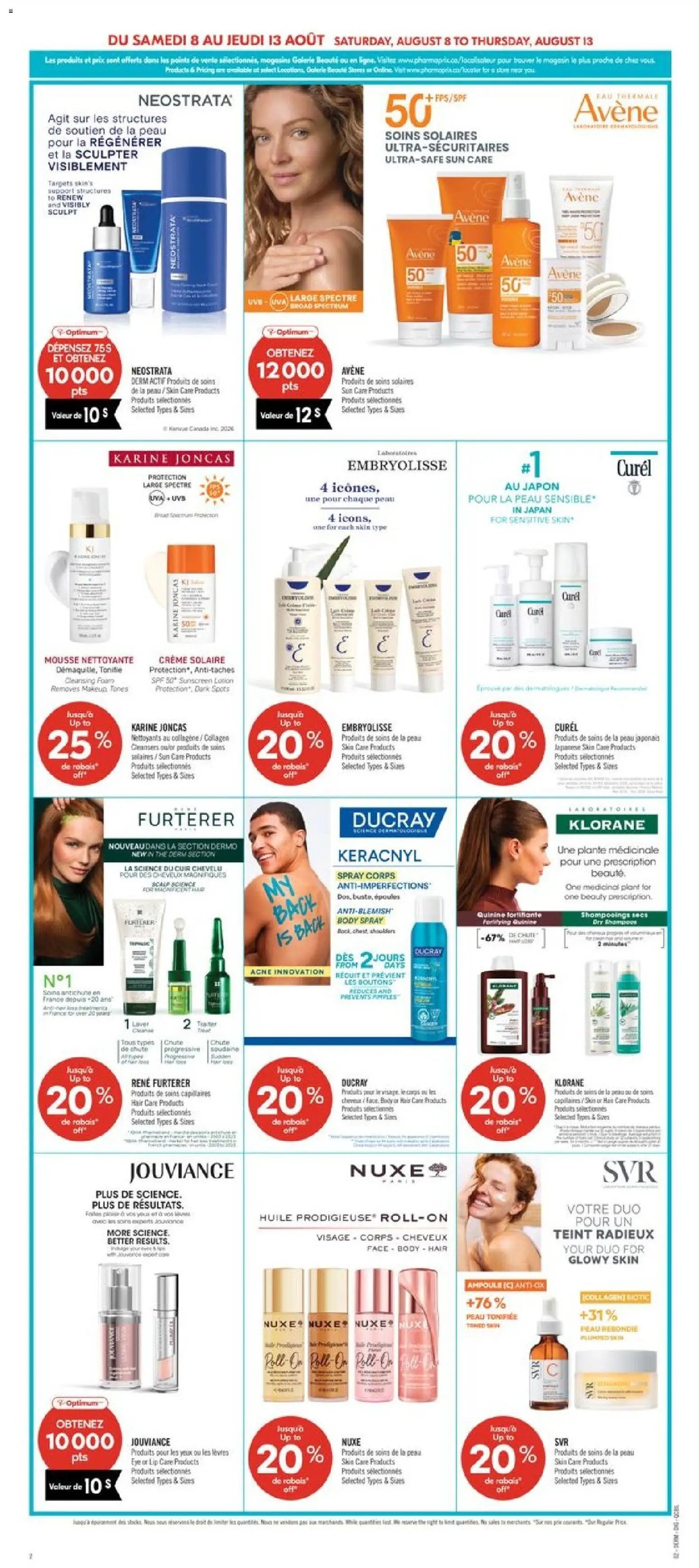Pharmaprix weekly flyer / circulaire