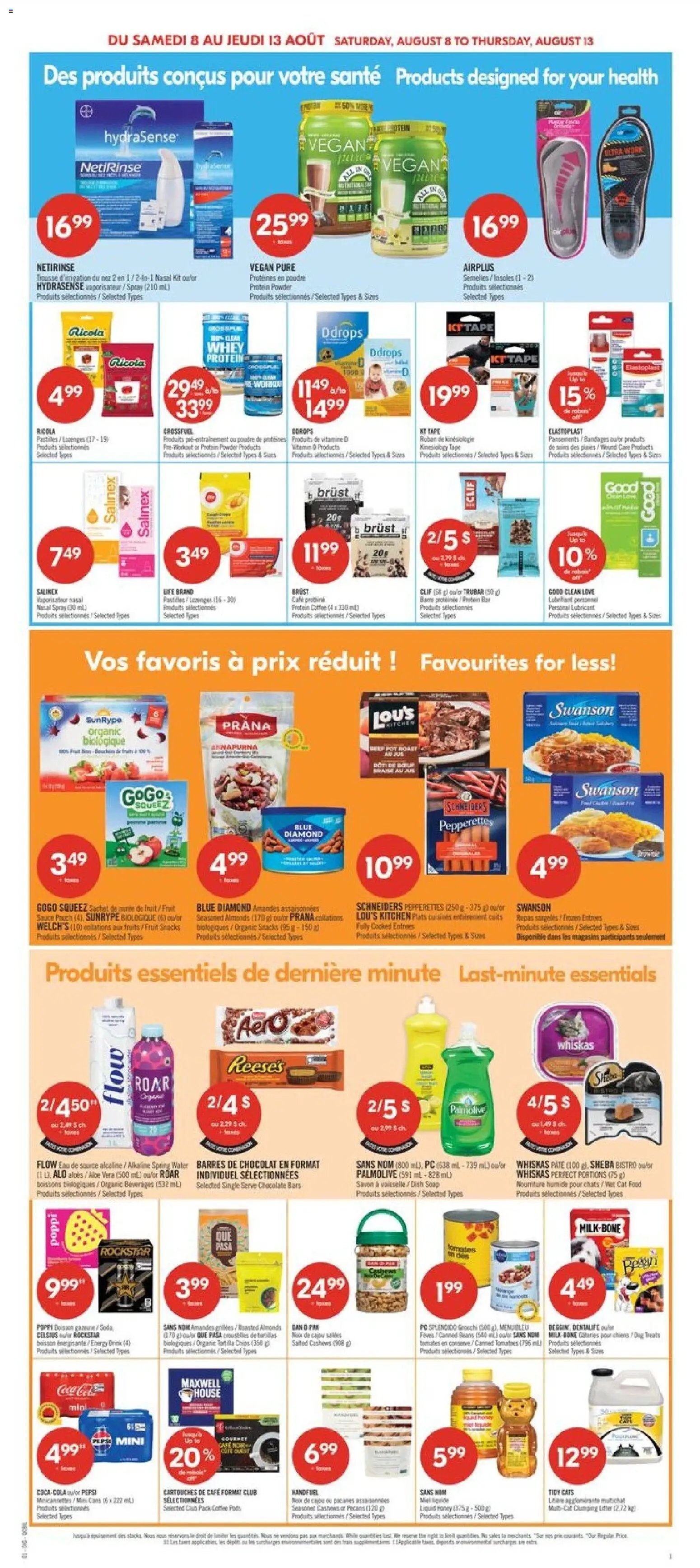 Pharmaprix weekly flyer / circulaire