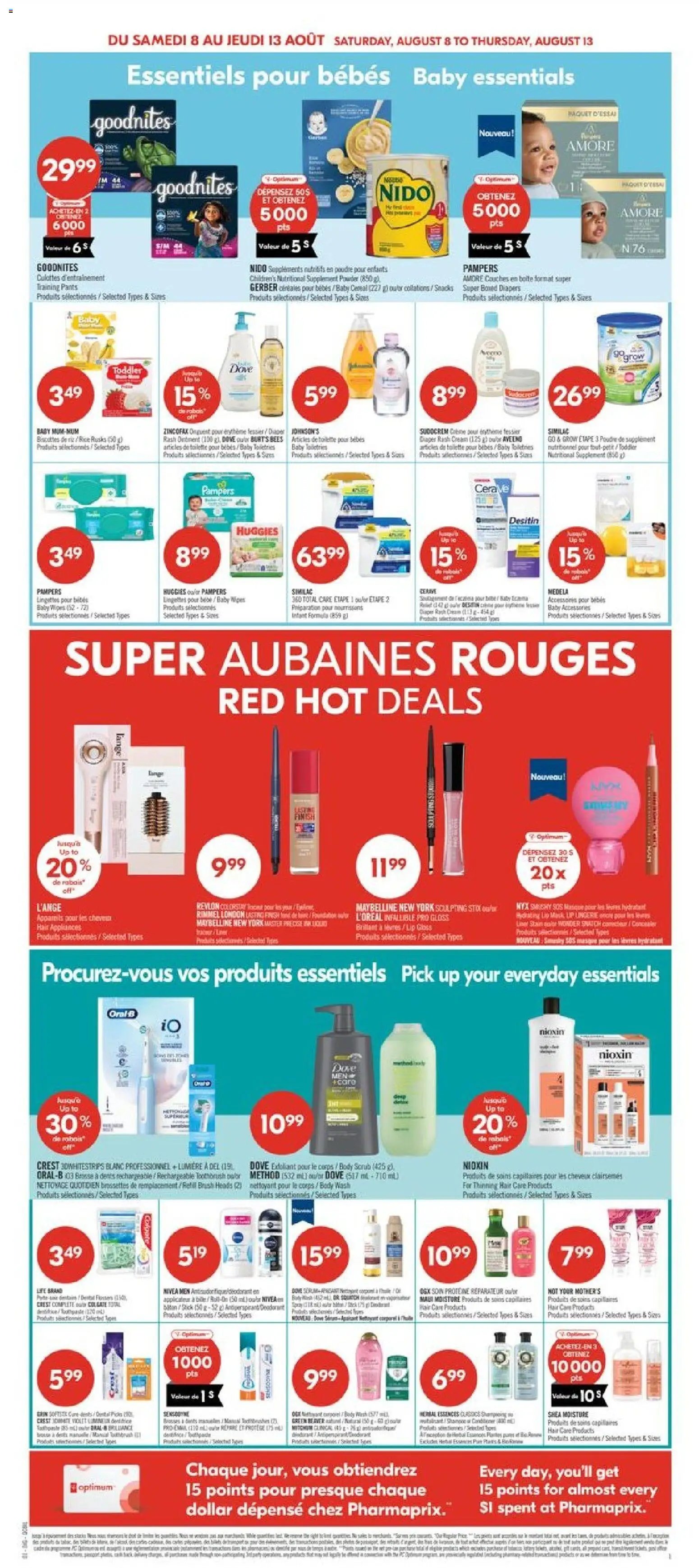 Pharmaprix weekly flyer / circulaire
