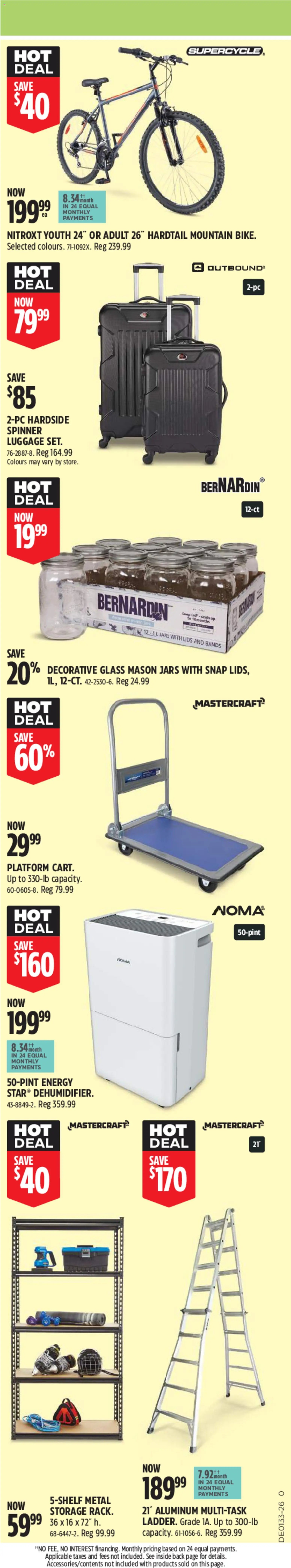 Canadian Tire flyer - Back To Class Big Red