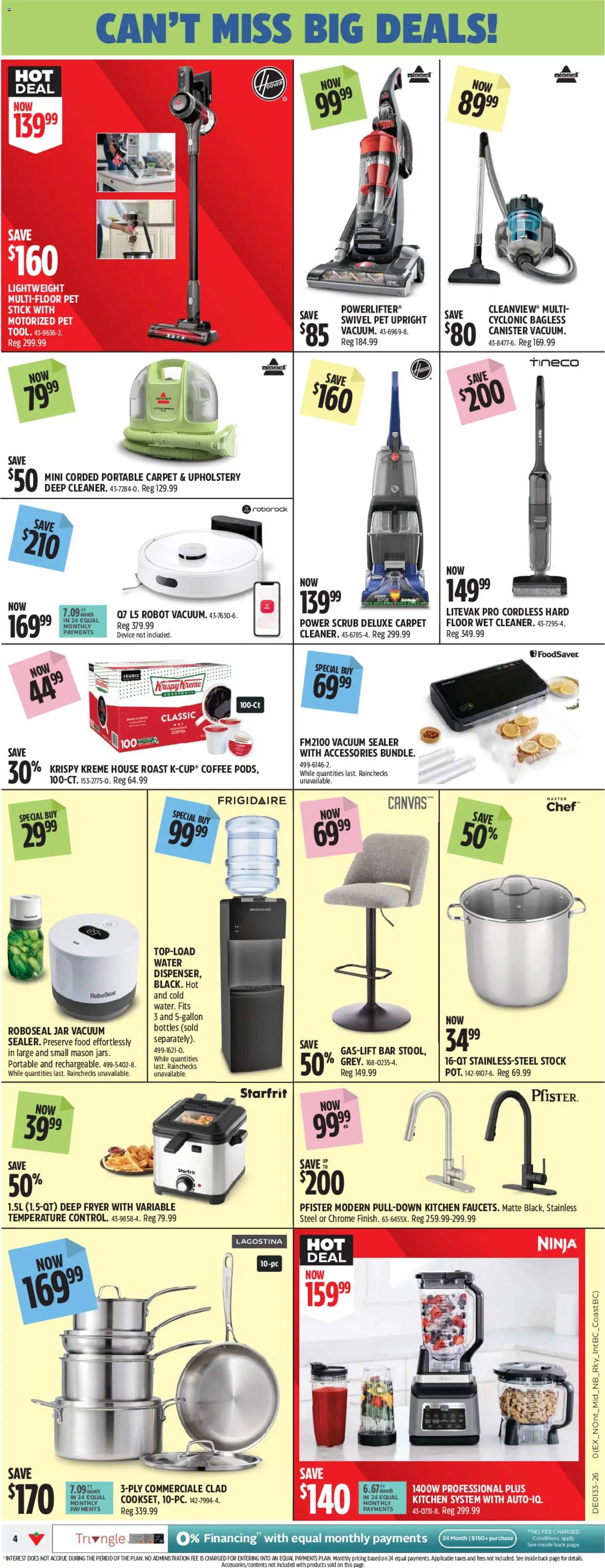 Canadian Tire flyer - Back To Class Big Red