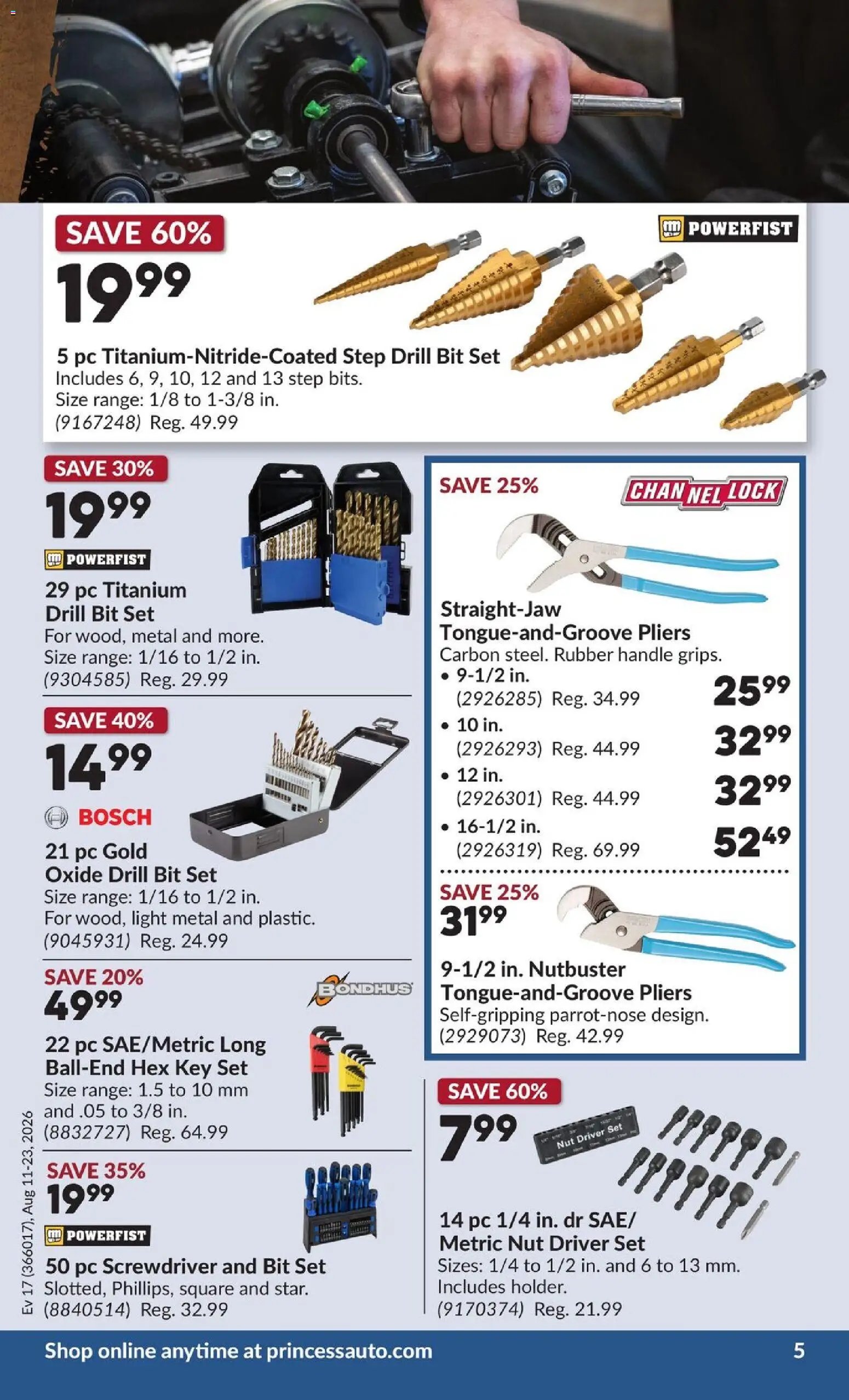 Princess Auto flyer - 2 Week Sale!