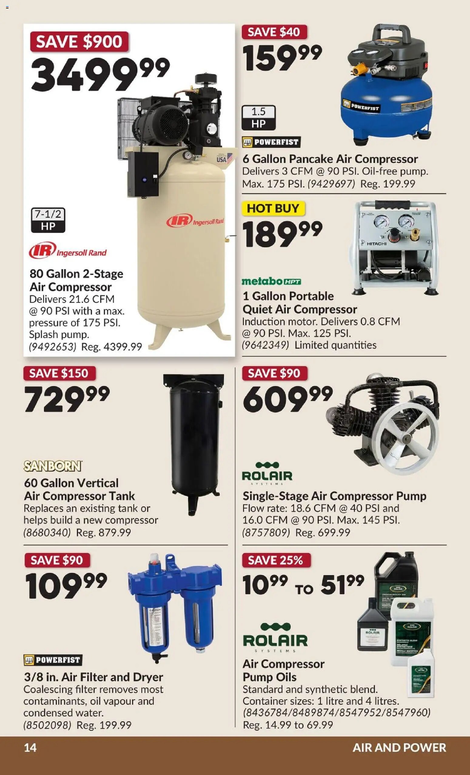 Princess Auto flyer - 2 Week Sale!