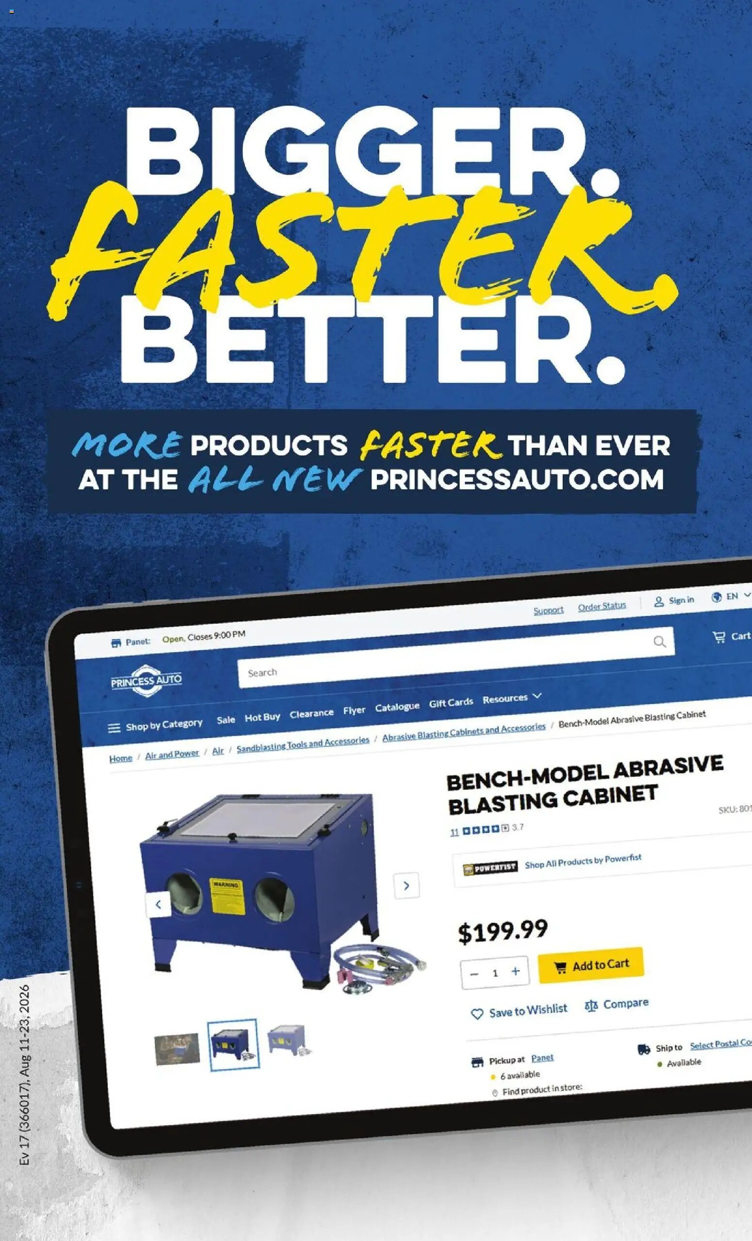 Princess Auto flyer - 2 Week Sale!