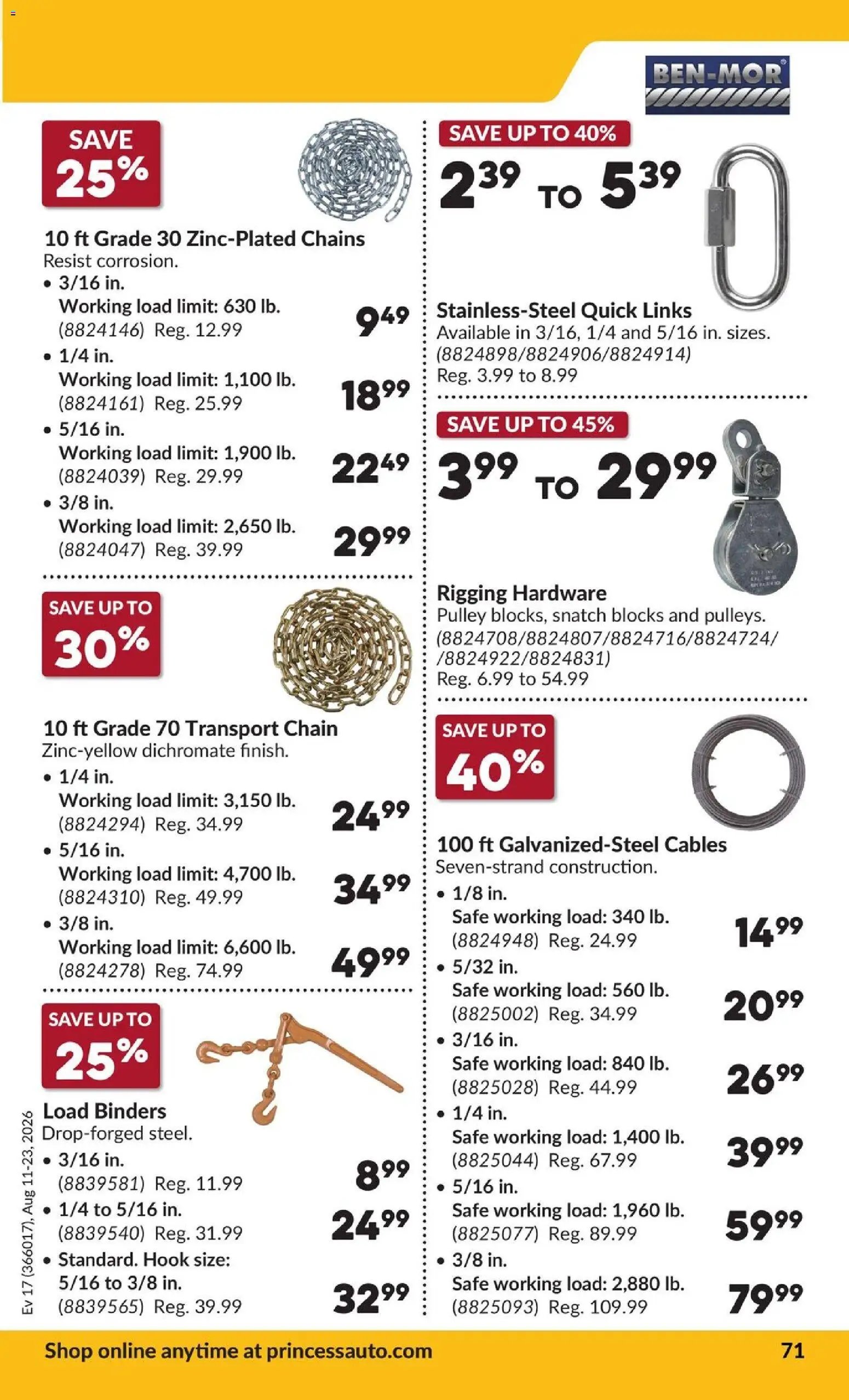 Princess Auto flyer - 2 Week Sale!