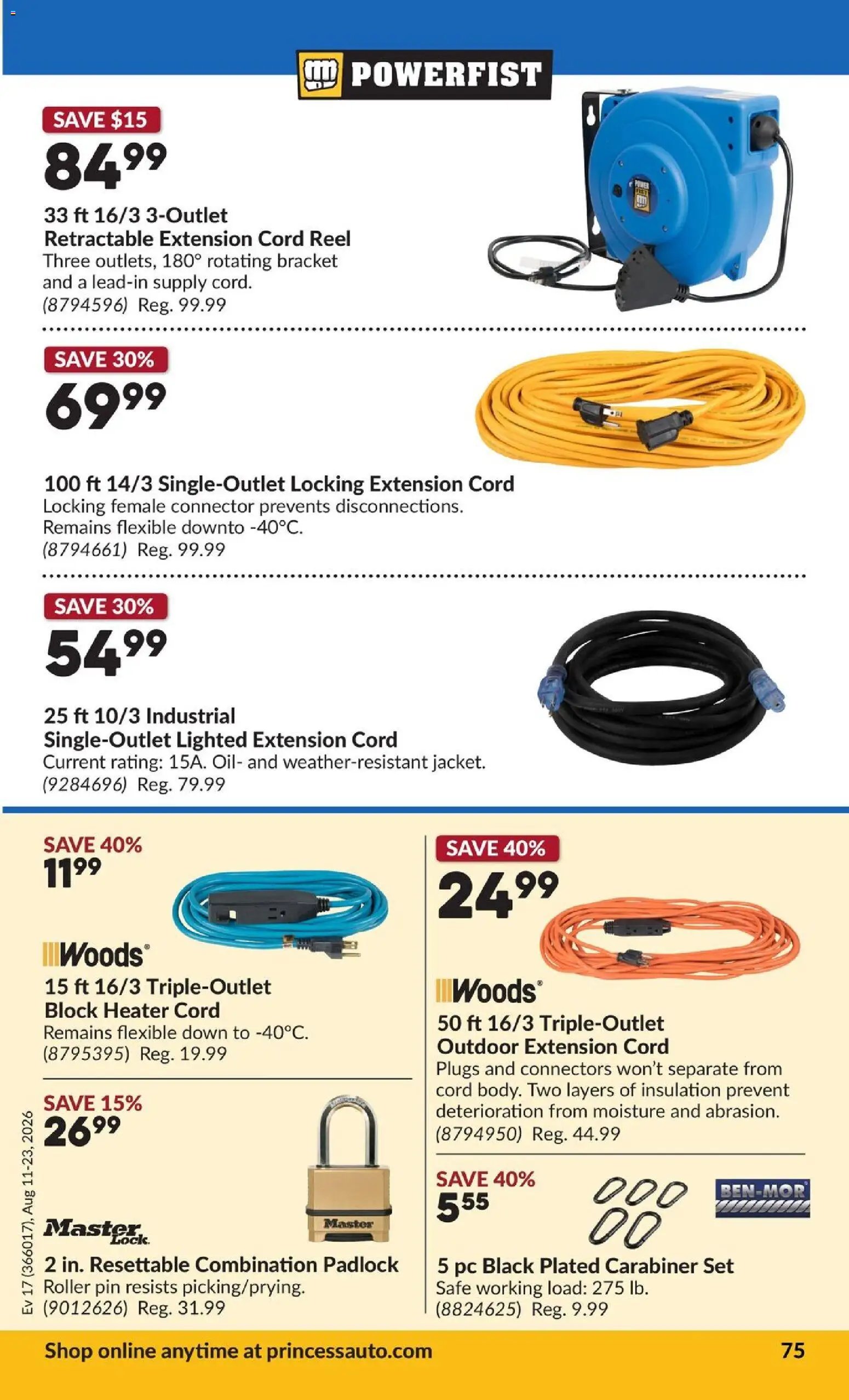 Princess Auto flyer - 2 Week Sale!