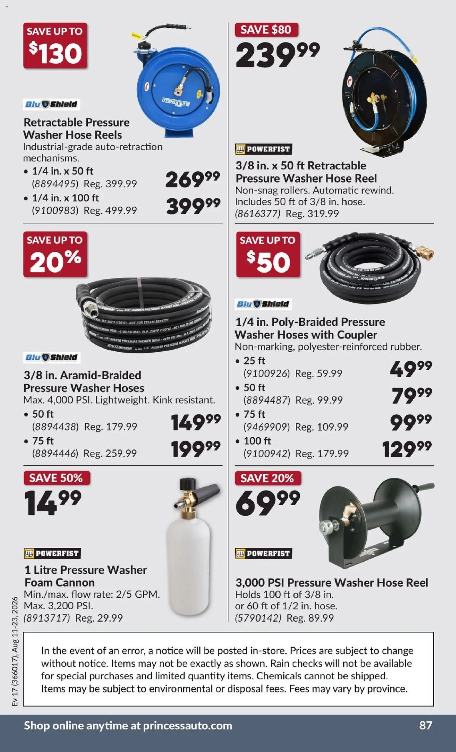 Princess Auto flyer - 2 Week Sale!