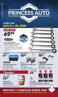 Princess Auto flyer - 2 Week Sale!