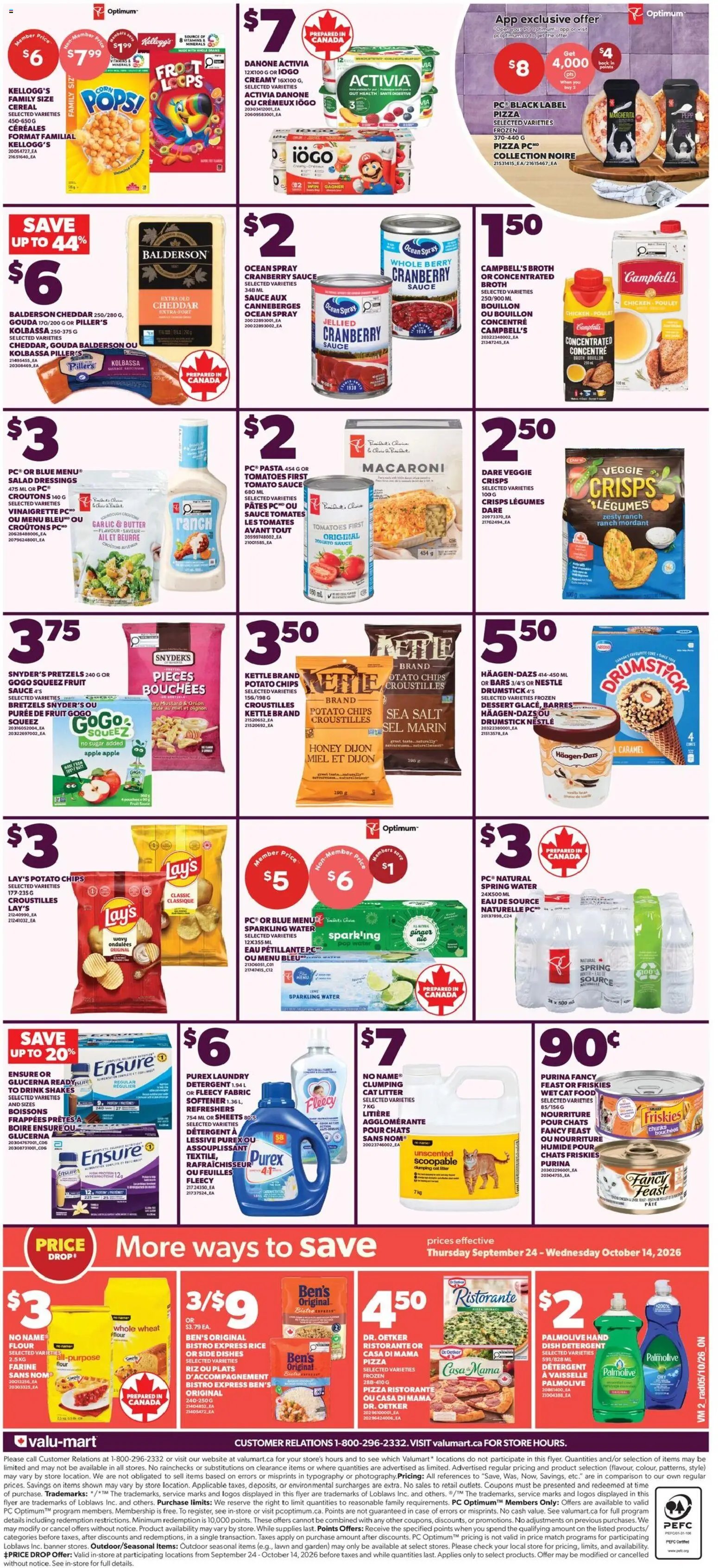 Valu Mart weekly flyer / circulaire