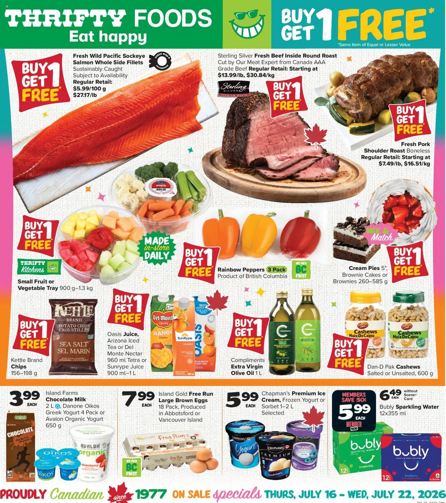 Thrifty Foods weekly flyer / circulaire