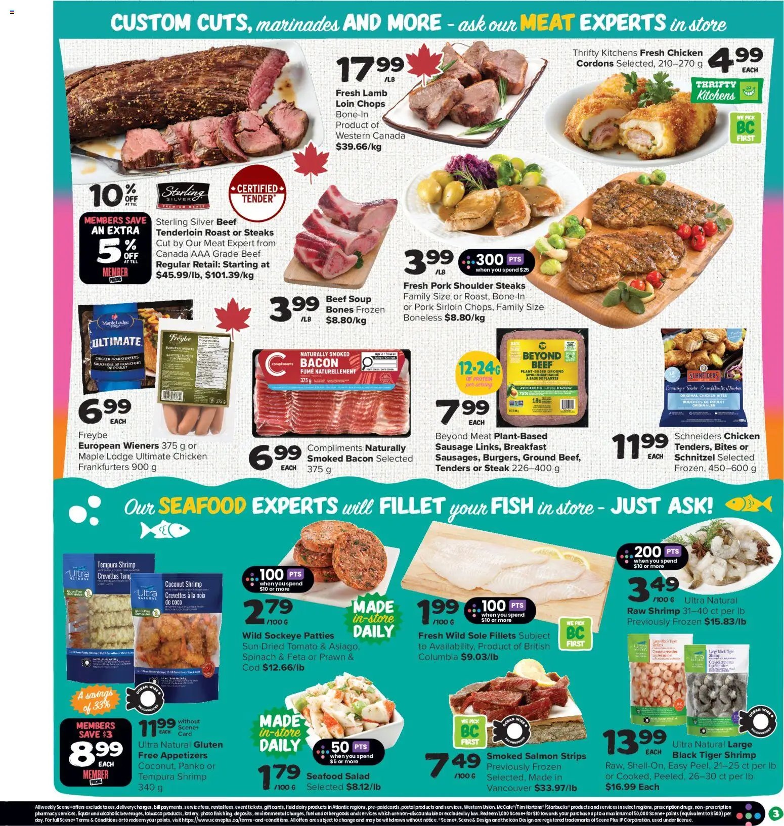 Thrifty Foods weekly flyer / circulaire