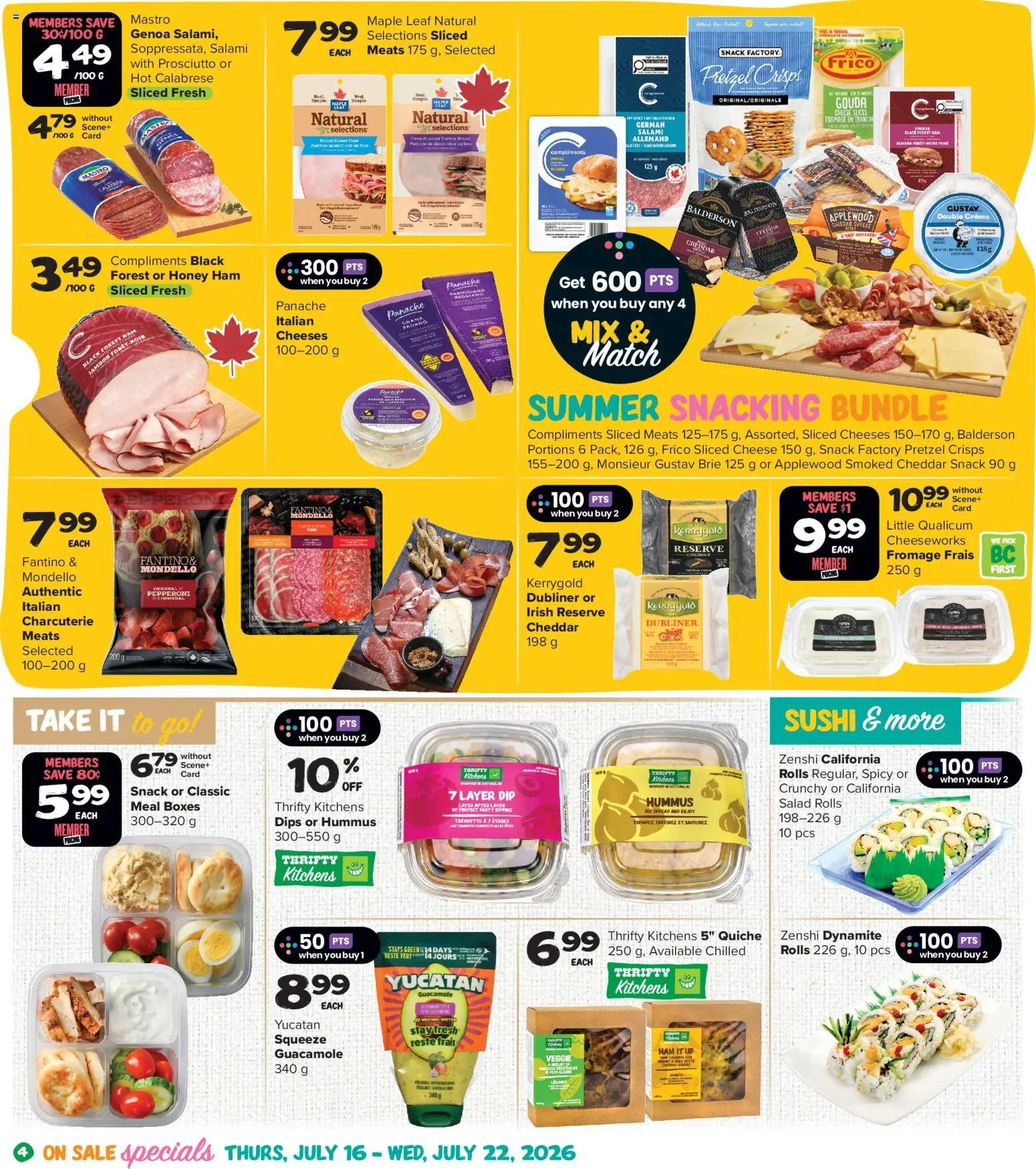 Thrifty Foods weekly flyer / circulaire