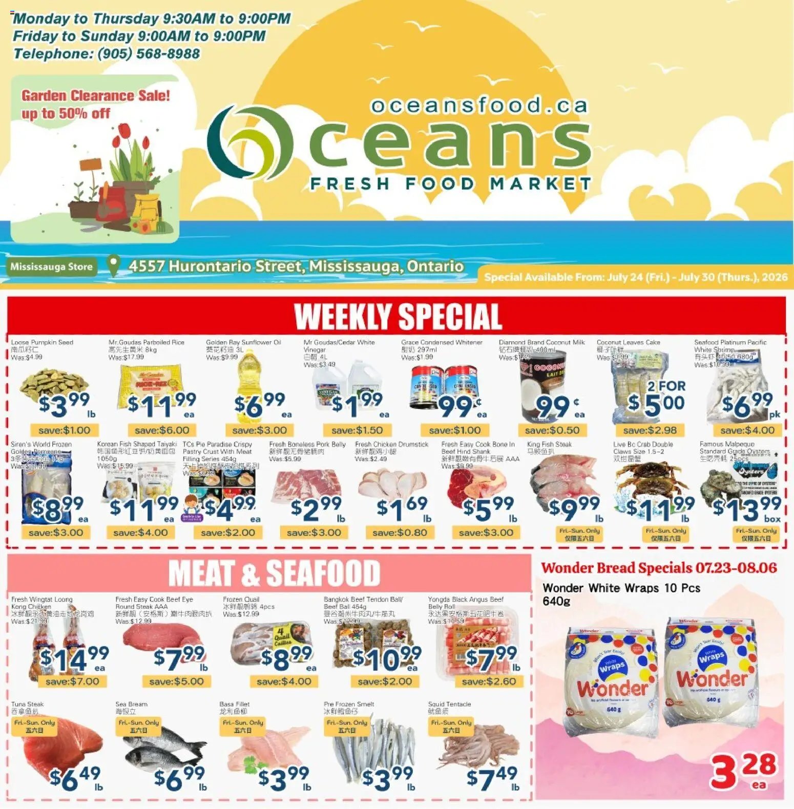 Oceans weekly flyer - Mississauga