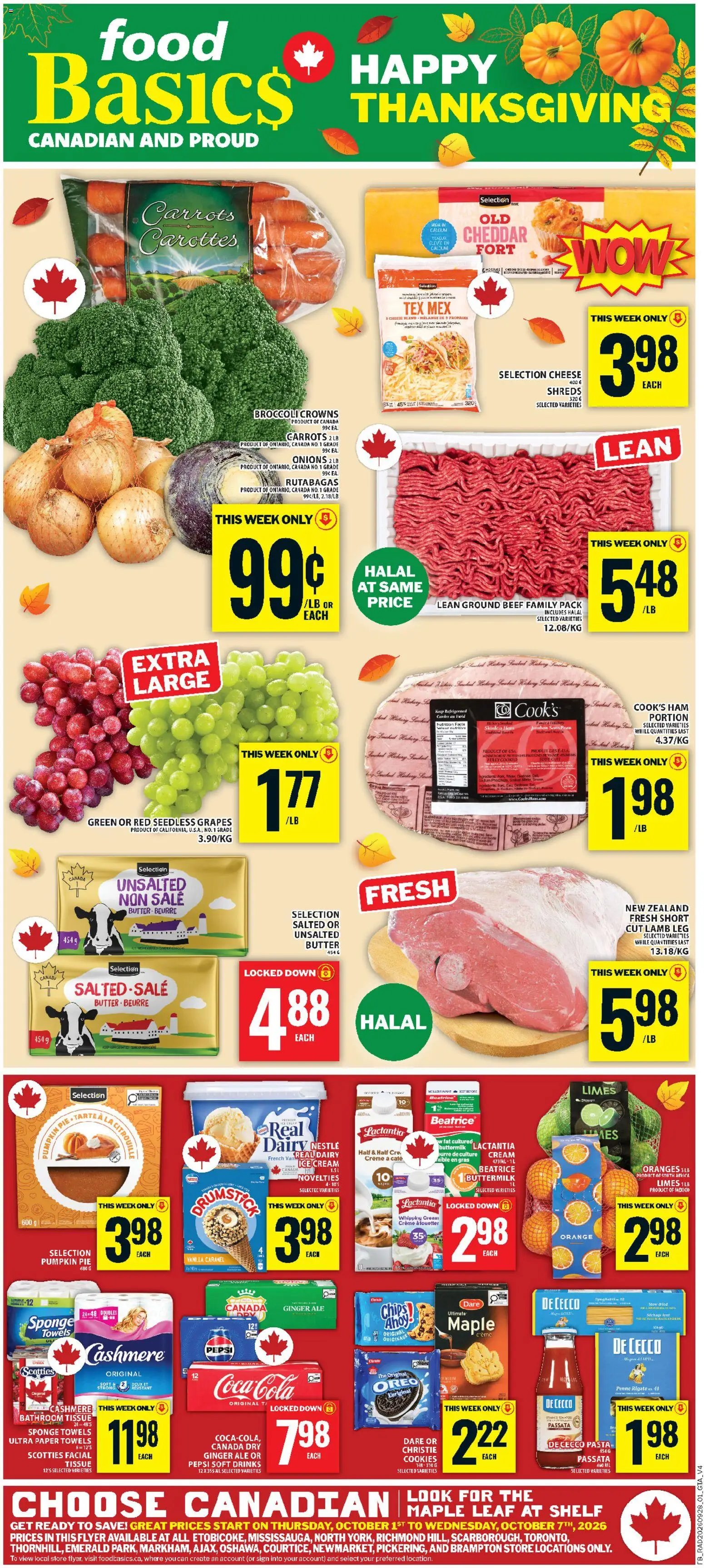 Food Basics weekly flyer / circulaire