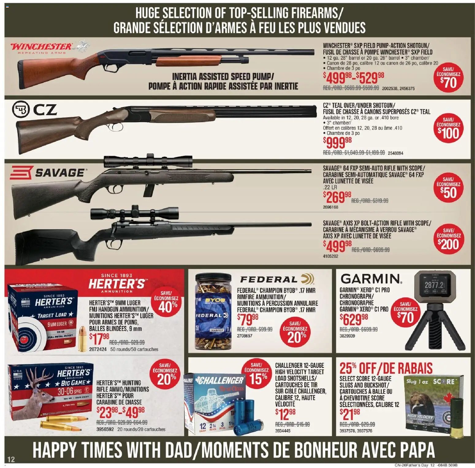 Cabelas weekly flyer / circulaire