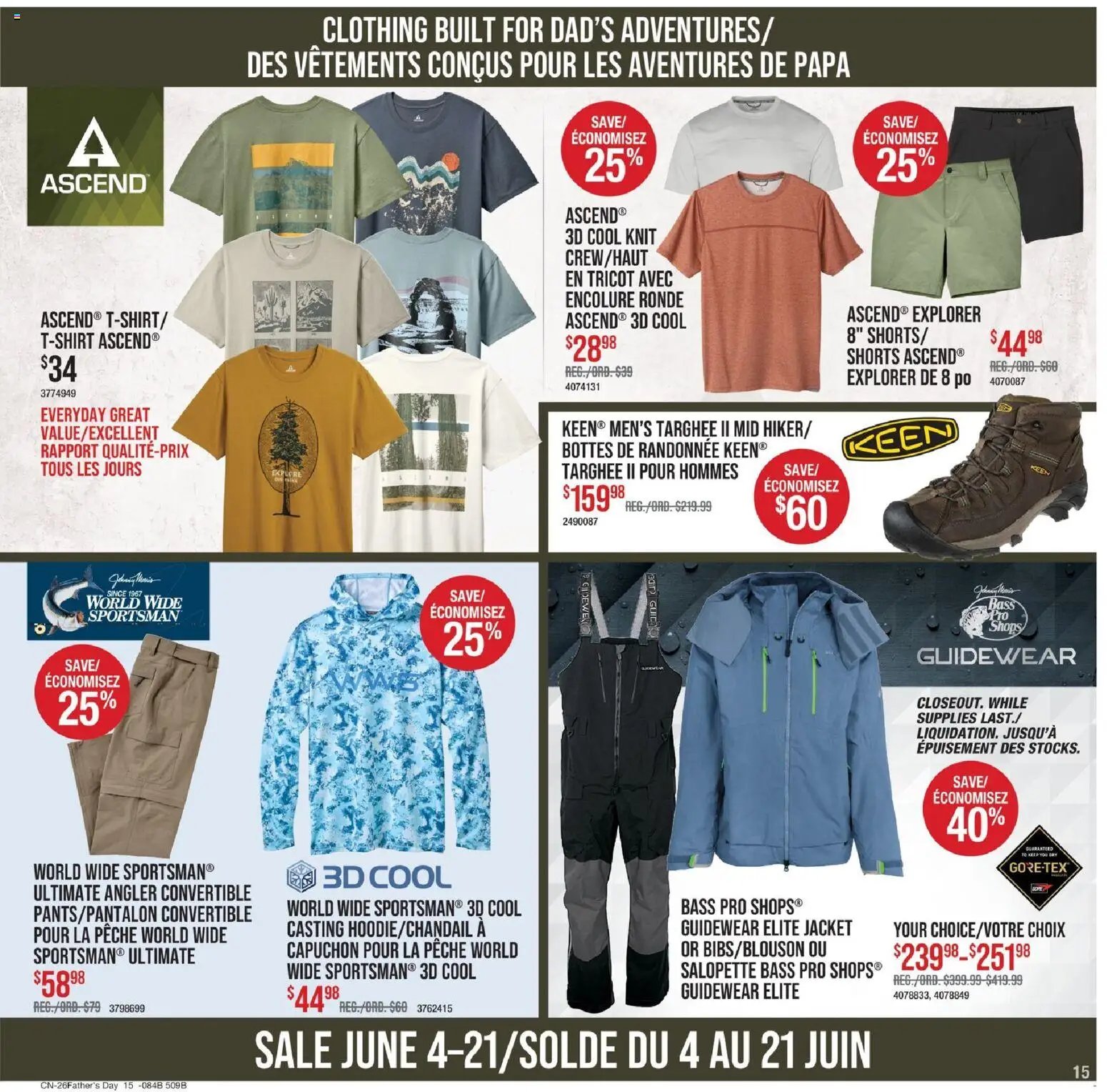 Cabelas weekly flyer / circulaire