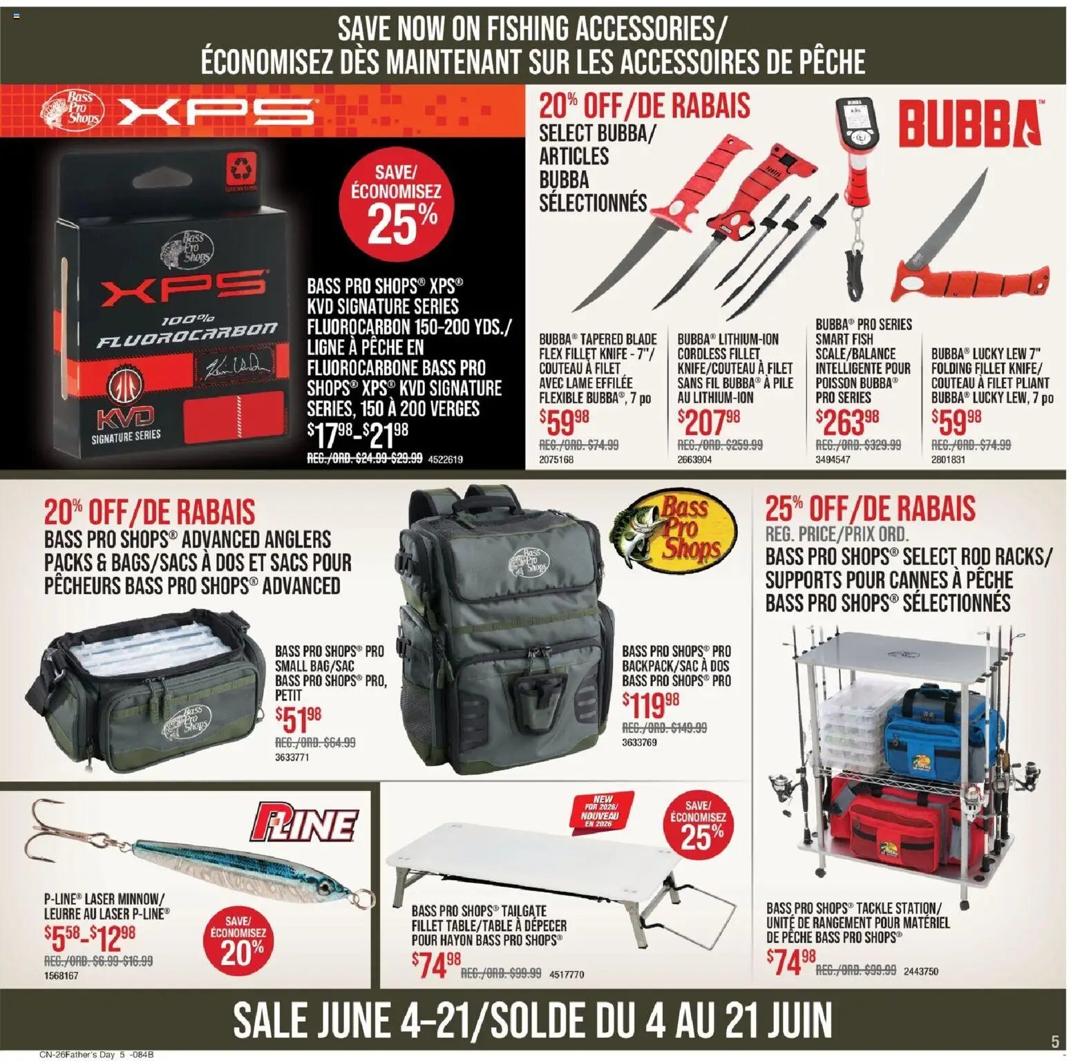 Cabelas weekly flyer / circulaire