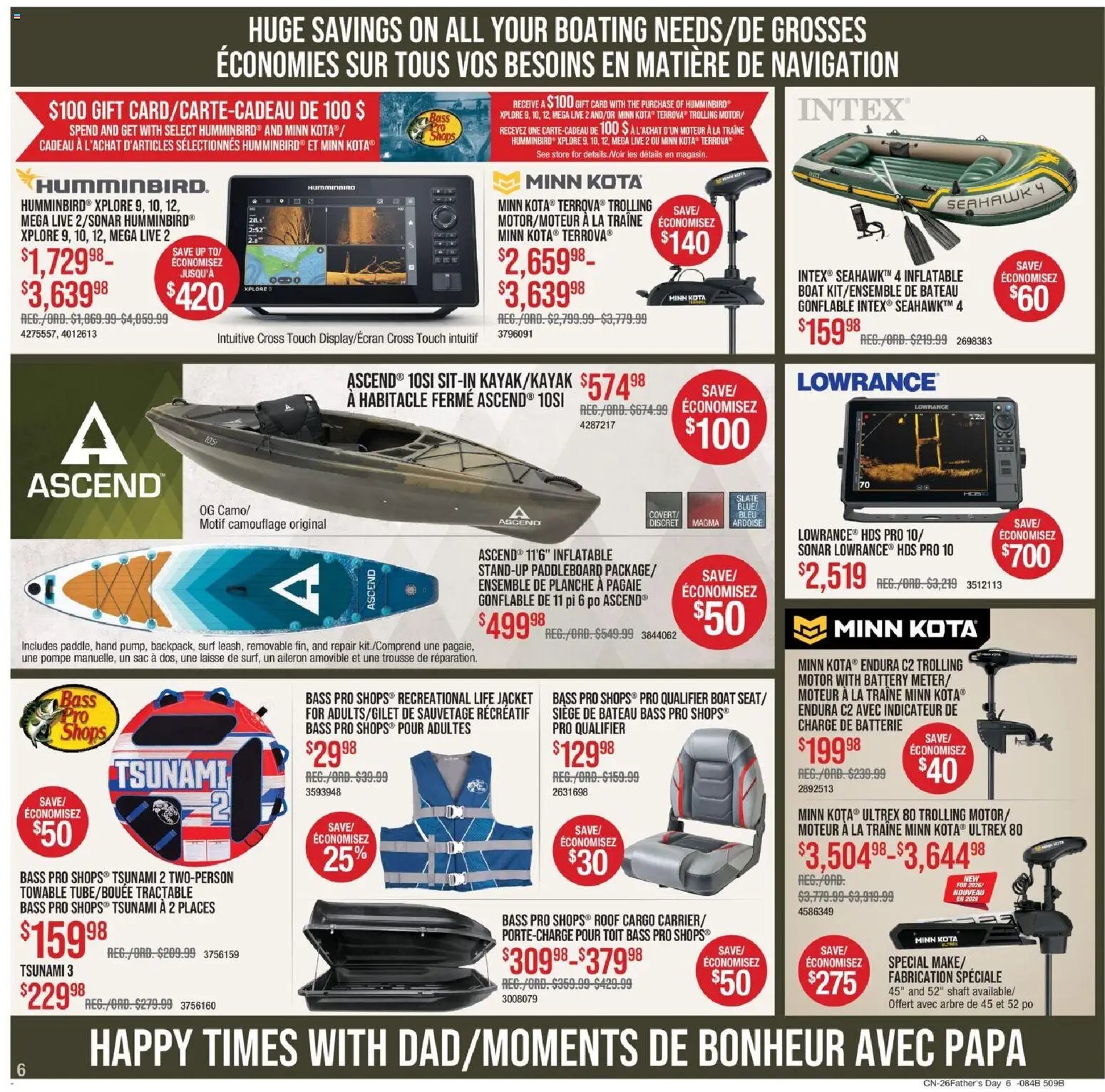Cabelas weekly flyer / circulaire