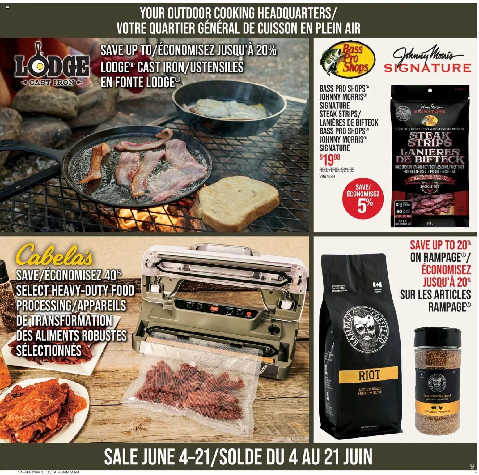 Cabelas weekly flyer / circulaire