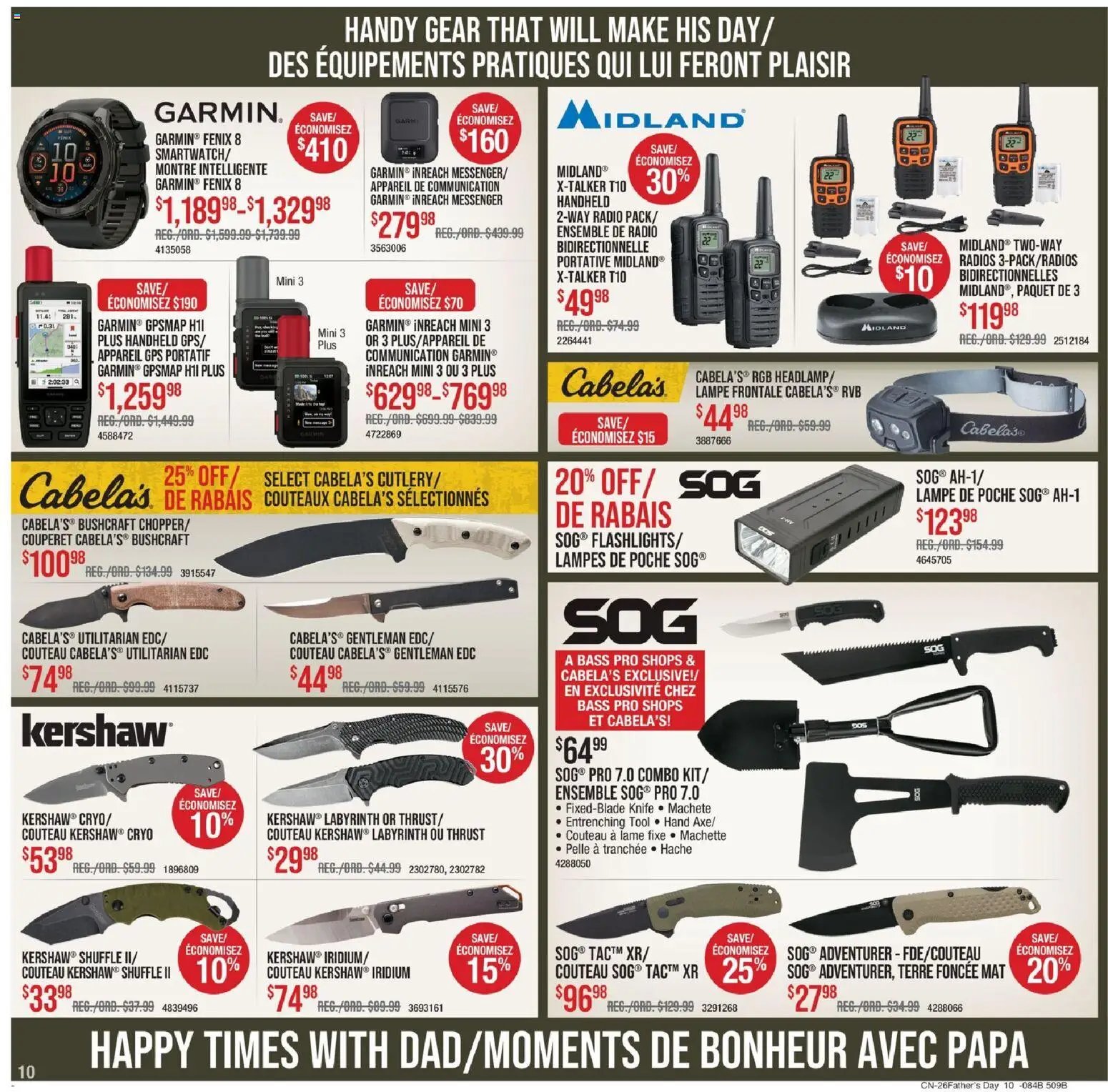 Cabelas weekly flyer / circulaire