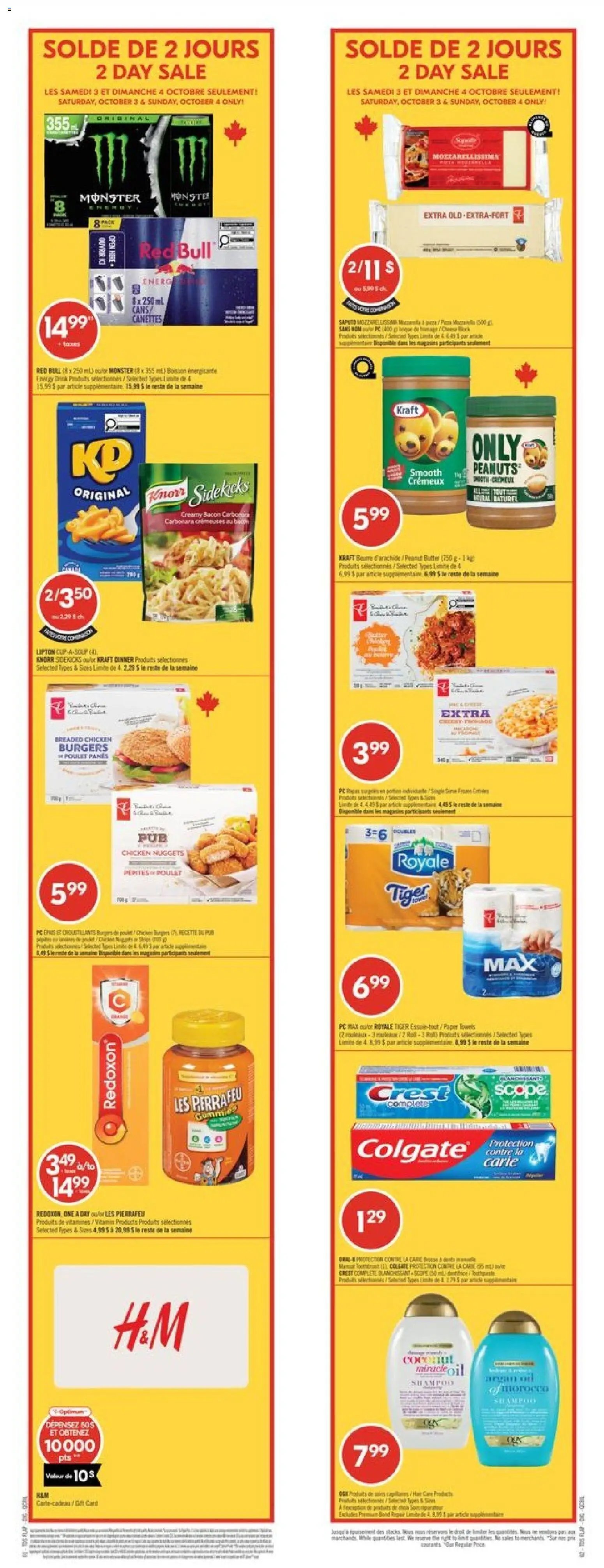Pharmaprix weekly flyer / circulaire