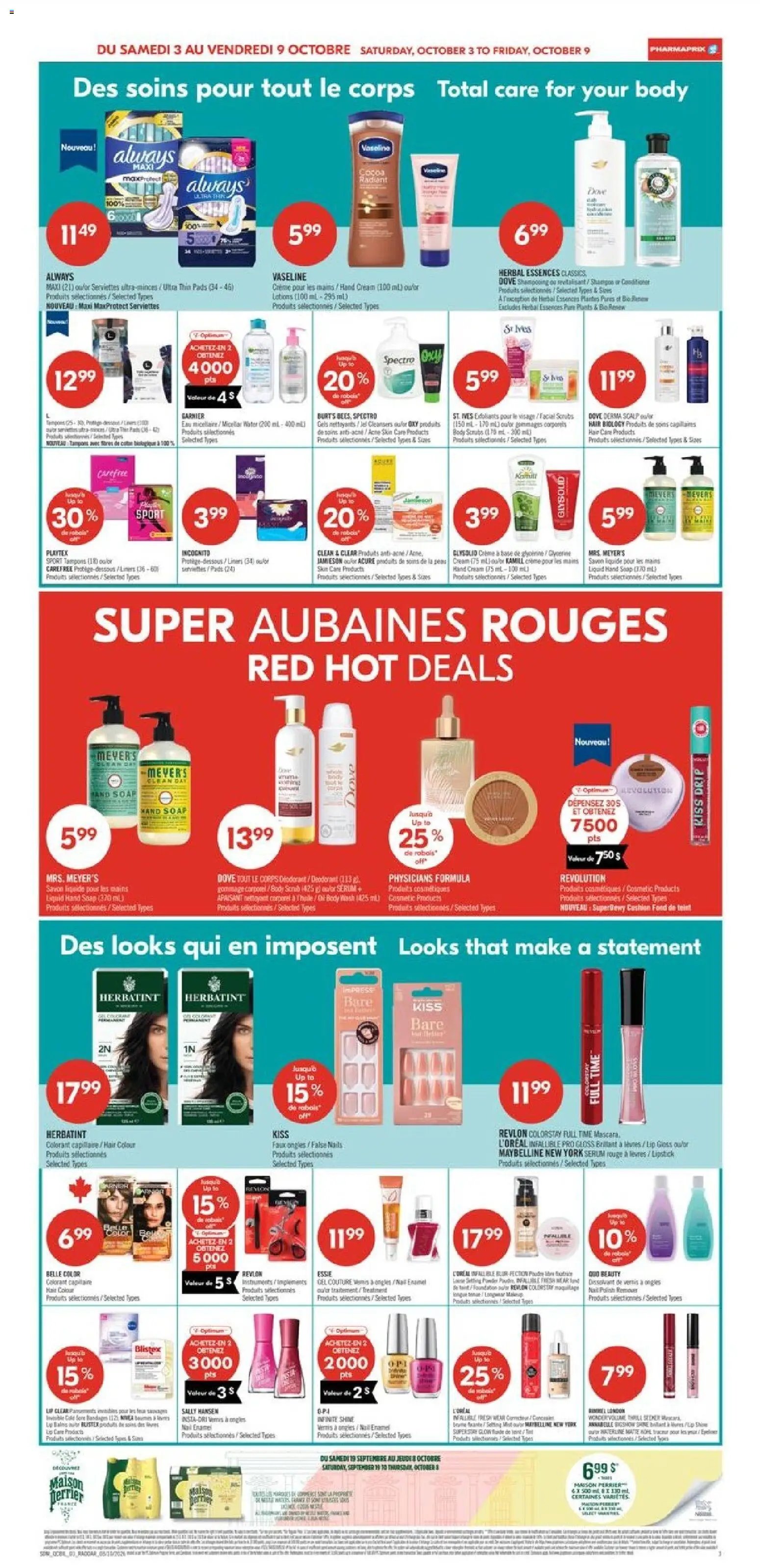 Pharmaprix weekly flyer / circulaire
