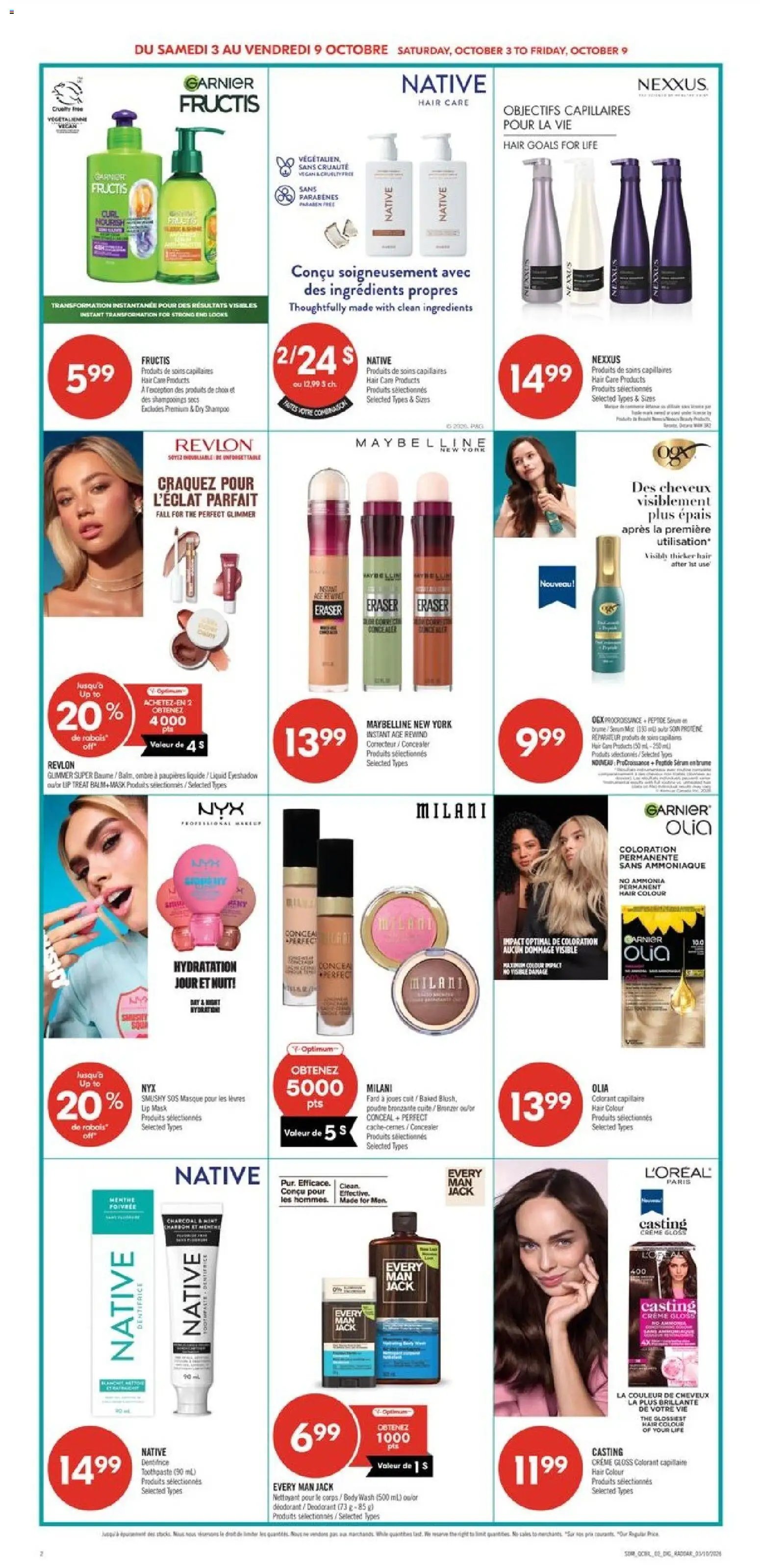 Pharmaprix weekly flyer / circulaire