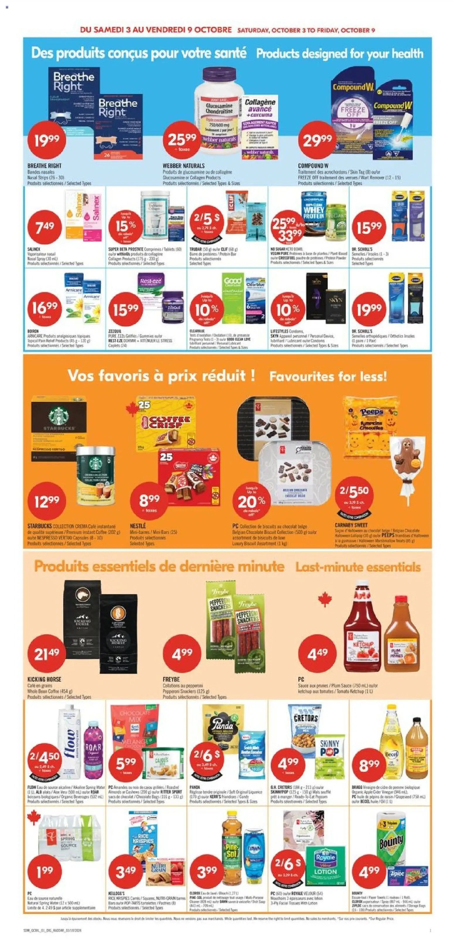 Pharmaprix weekly flyer / circulaire