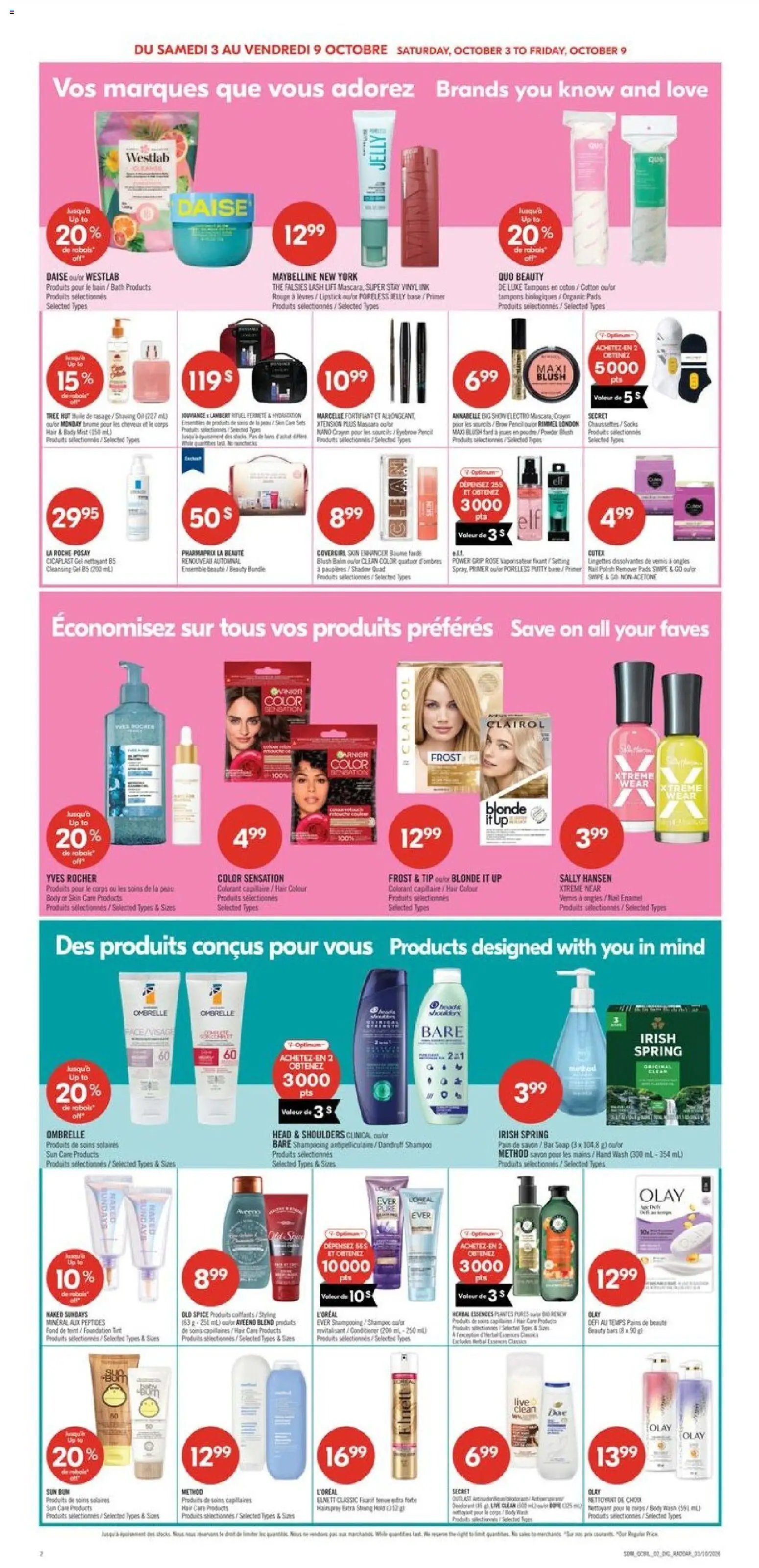 Pharmaprix weekly flyer / circulaire