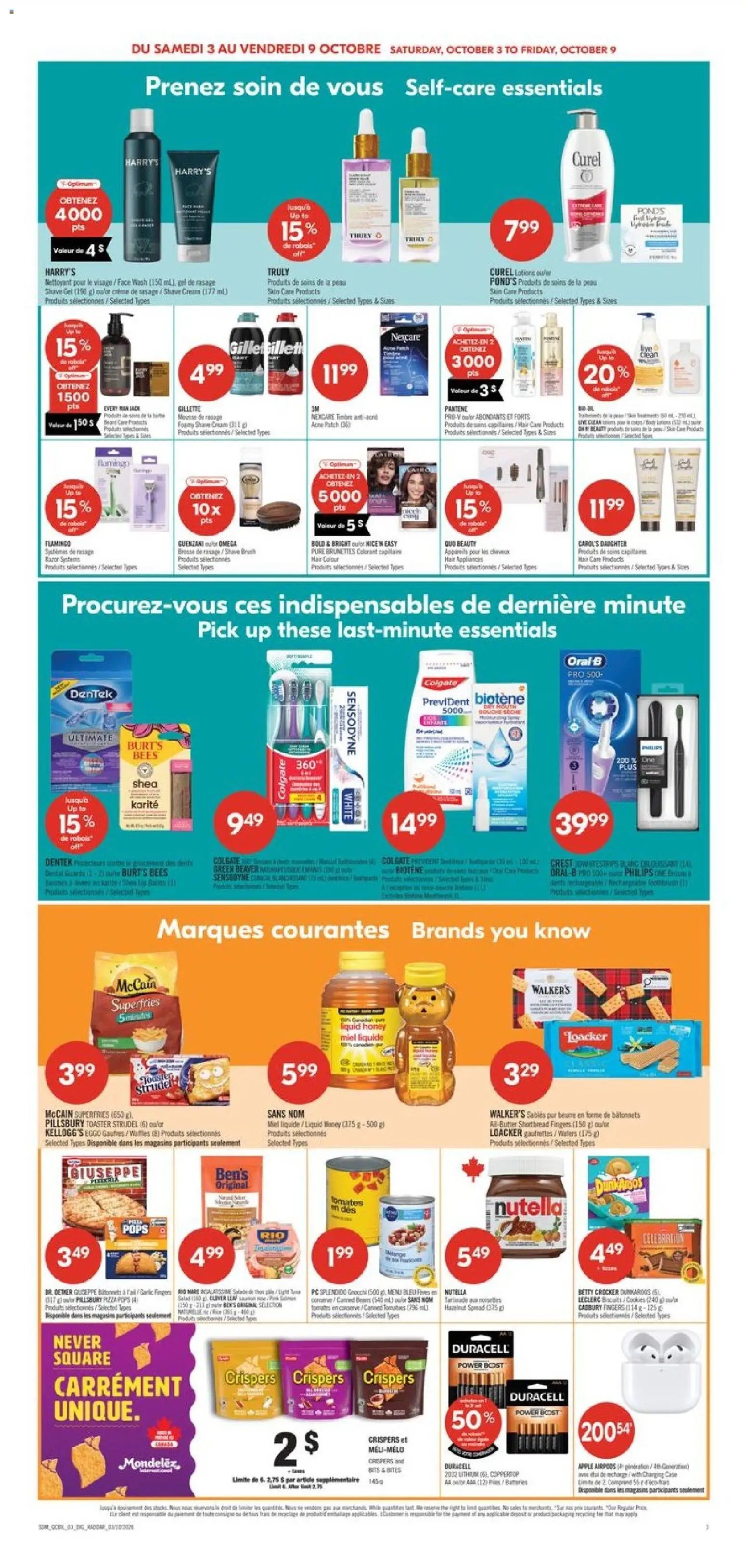 Pharmaprix weekly flyer / circulaire