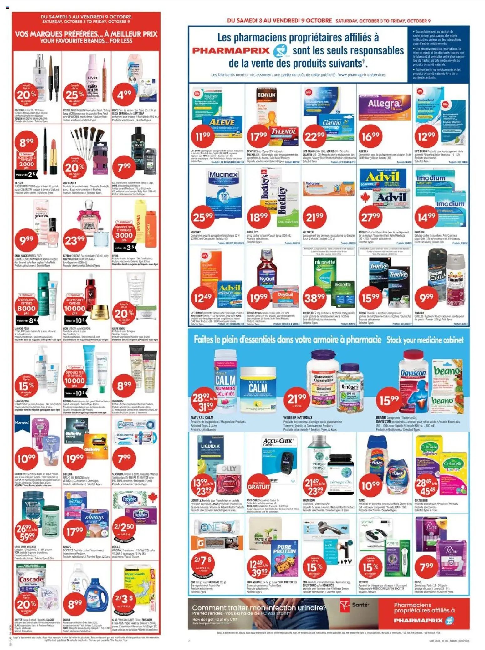 Pharmaprix weekly flyer / circulaire