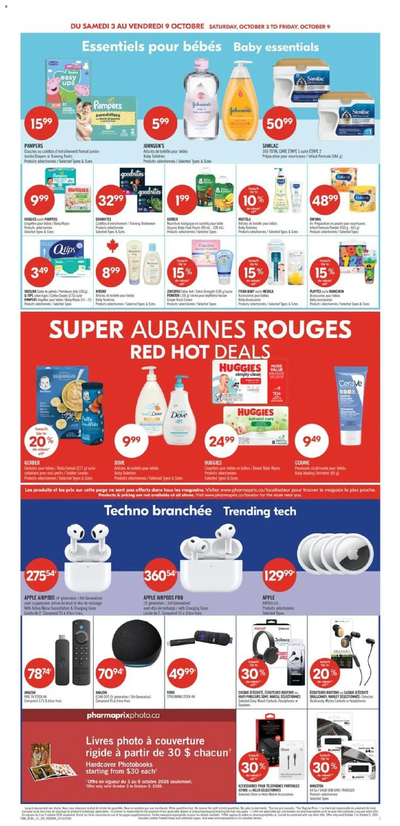 Pharmaprix weekly flyer / circulaire