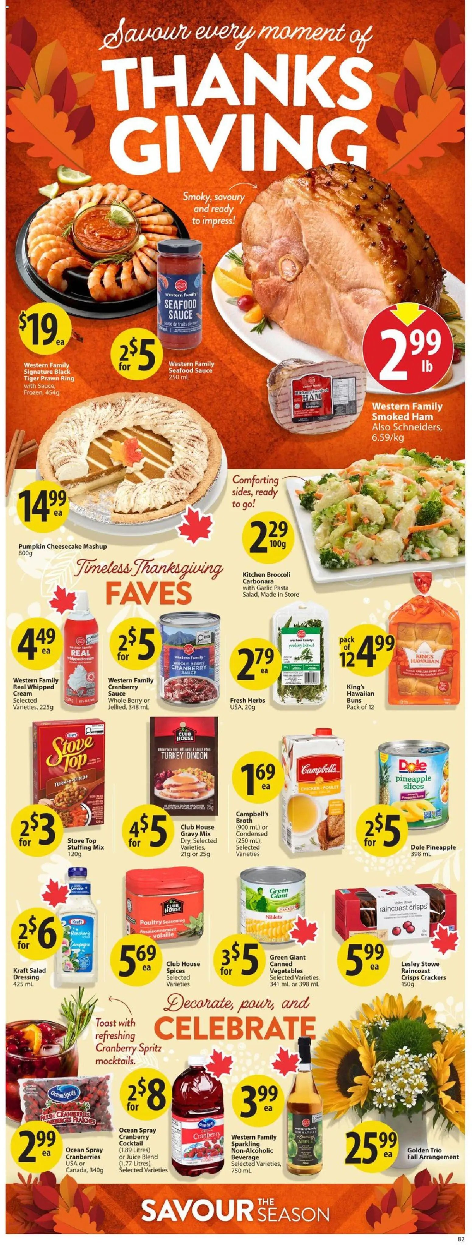 Save on foods weekly flyer / circulaire