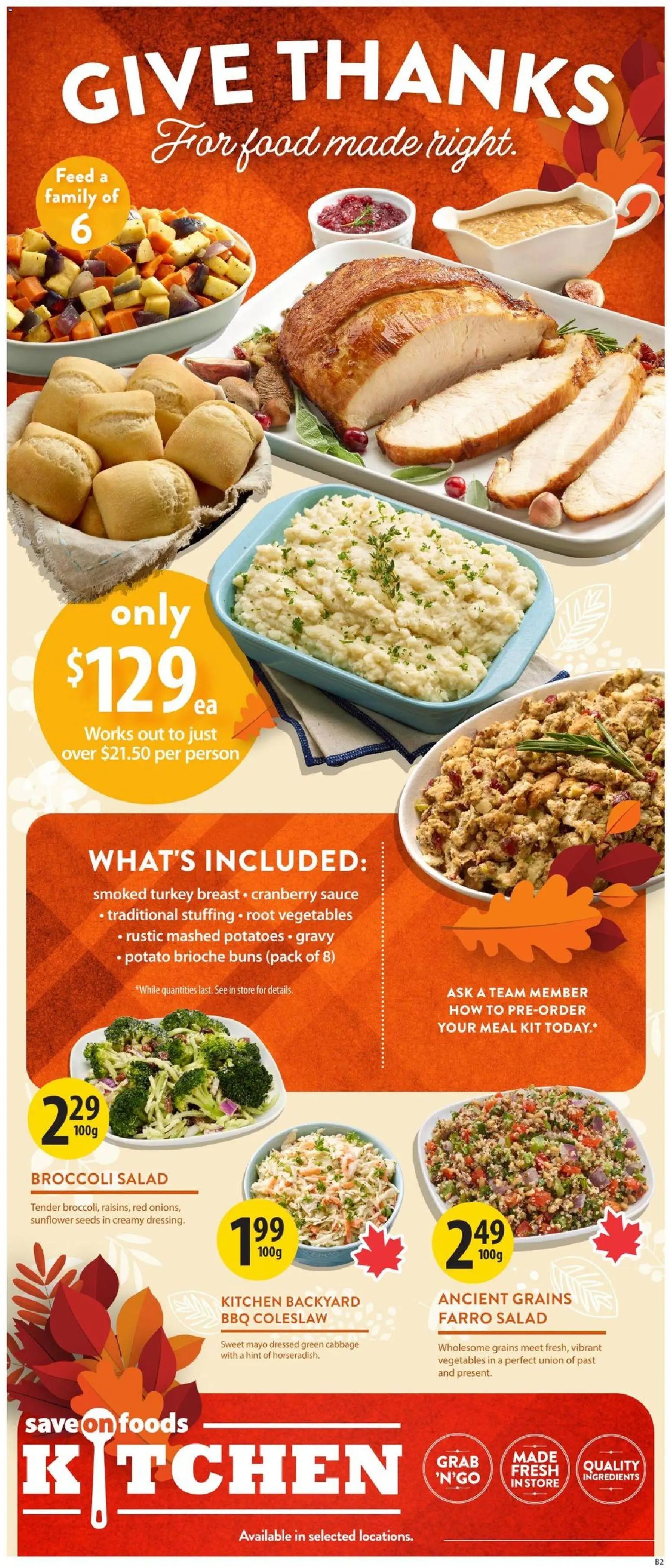 Save on foods weekly flyer / circulaire