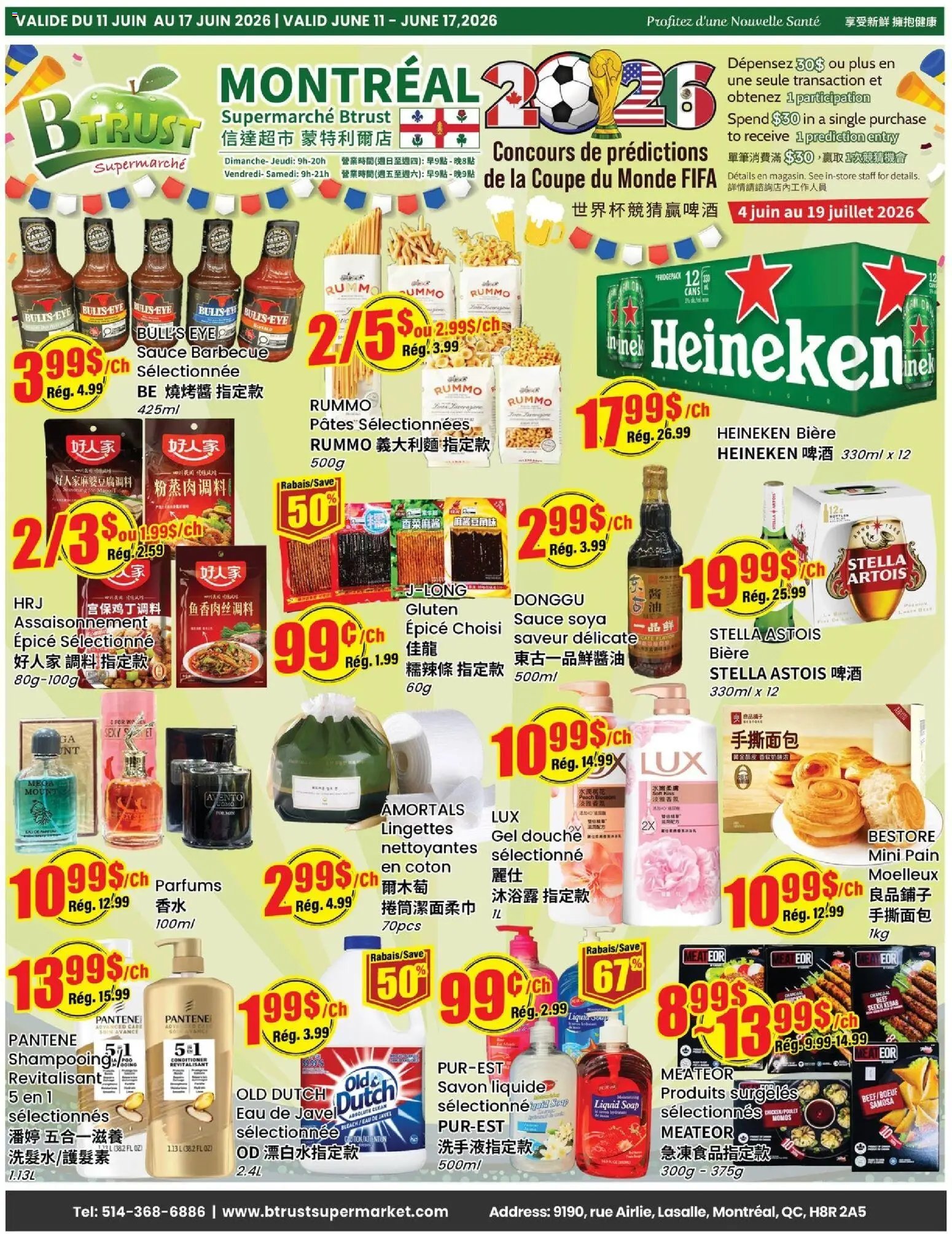 Btrust Supermarket weekly flyer / circulaire