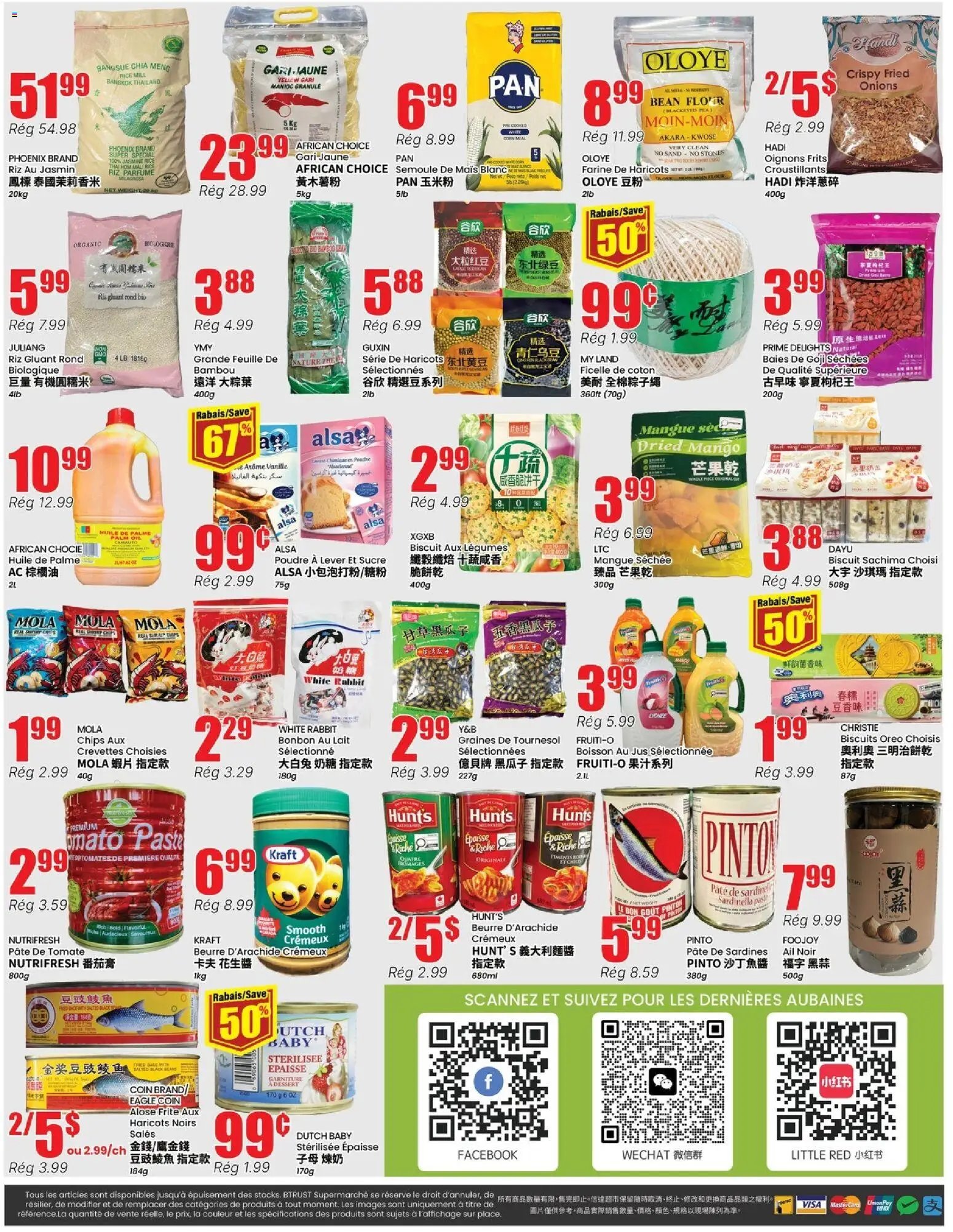 Btrust Supermarket weekly flyer / circulaire
