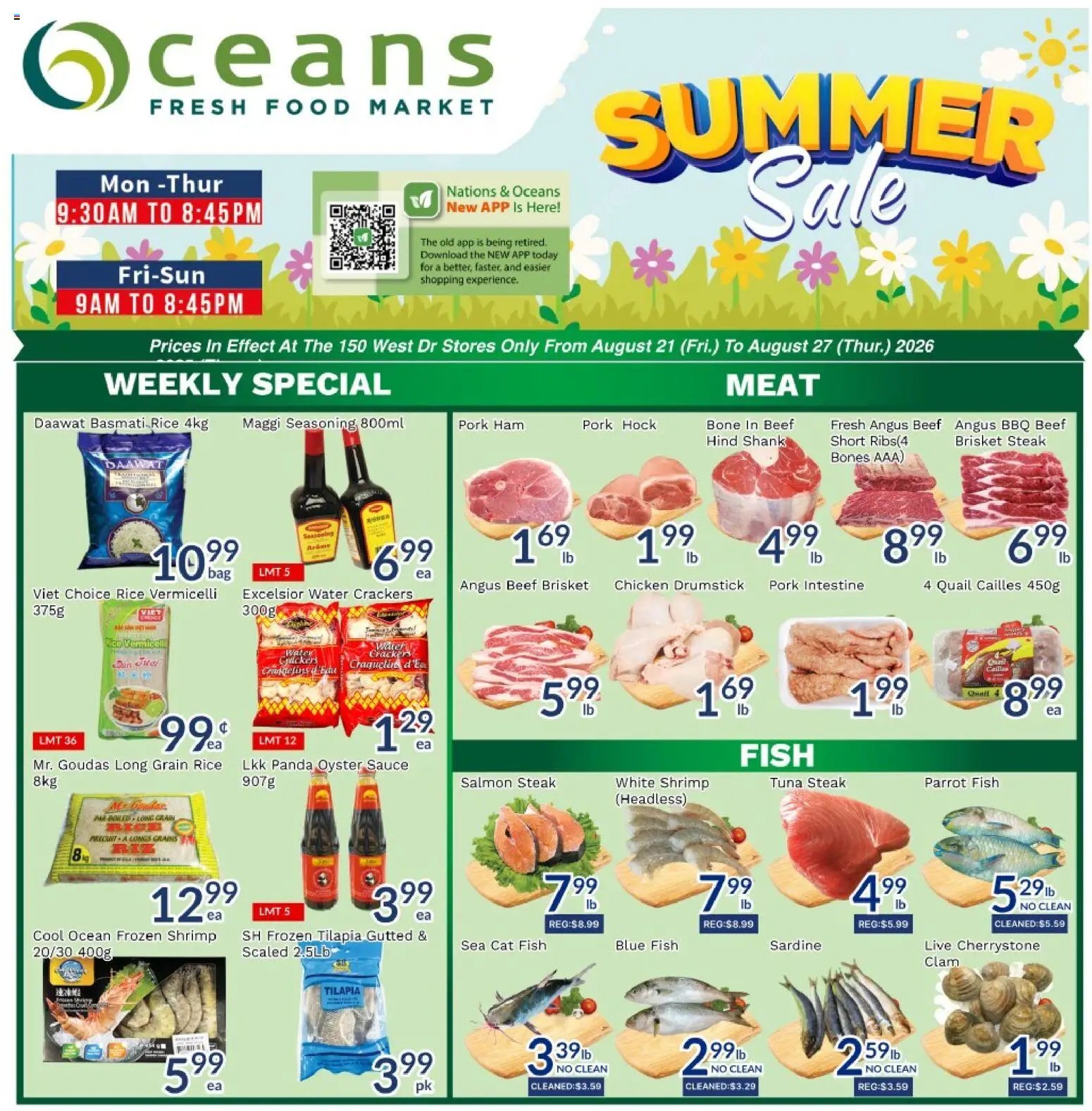 Oceans weekly flyer / circulaire