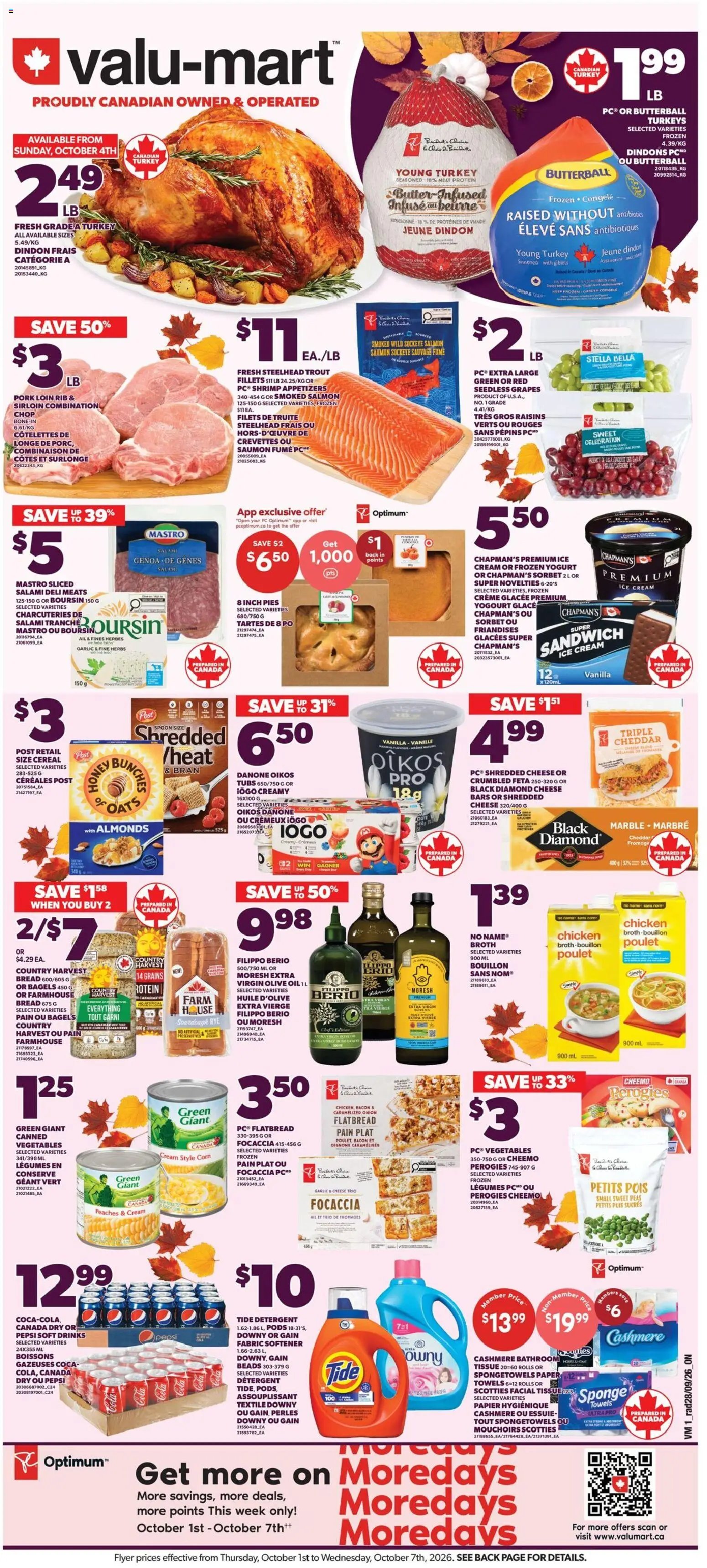 Valu Mart weekly flyer
