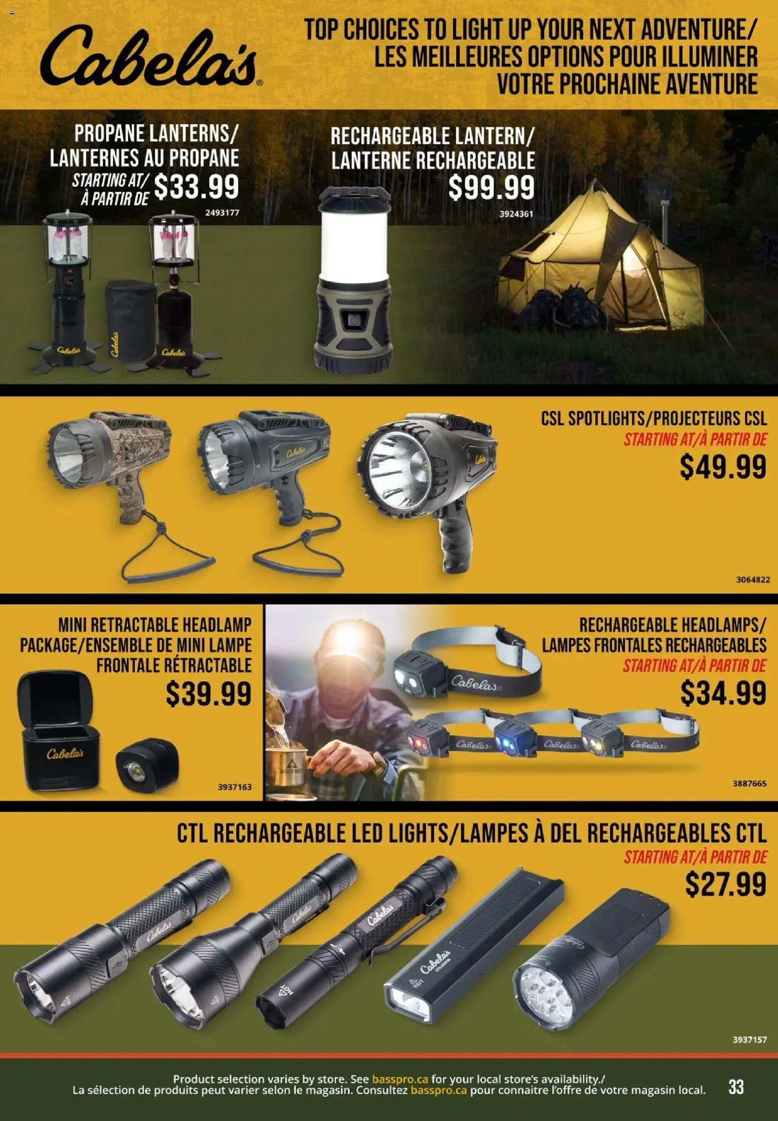 Cabelas flyer - Outdoor Adventure 2026 (2026-05-04 - 2026-06-04) | 33
