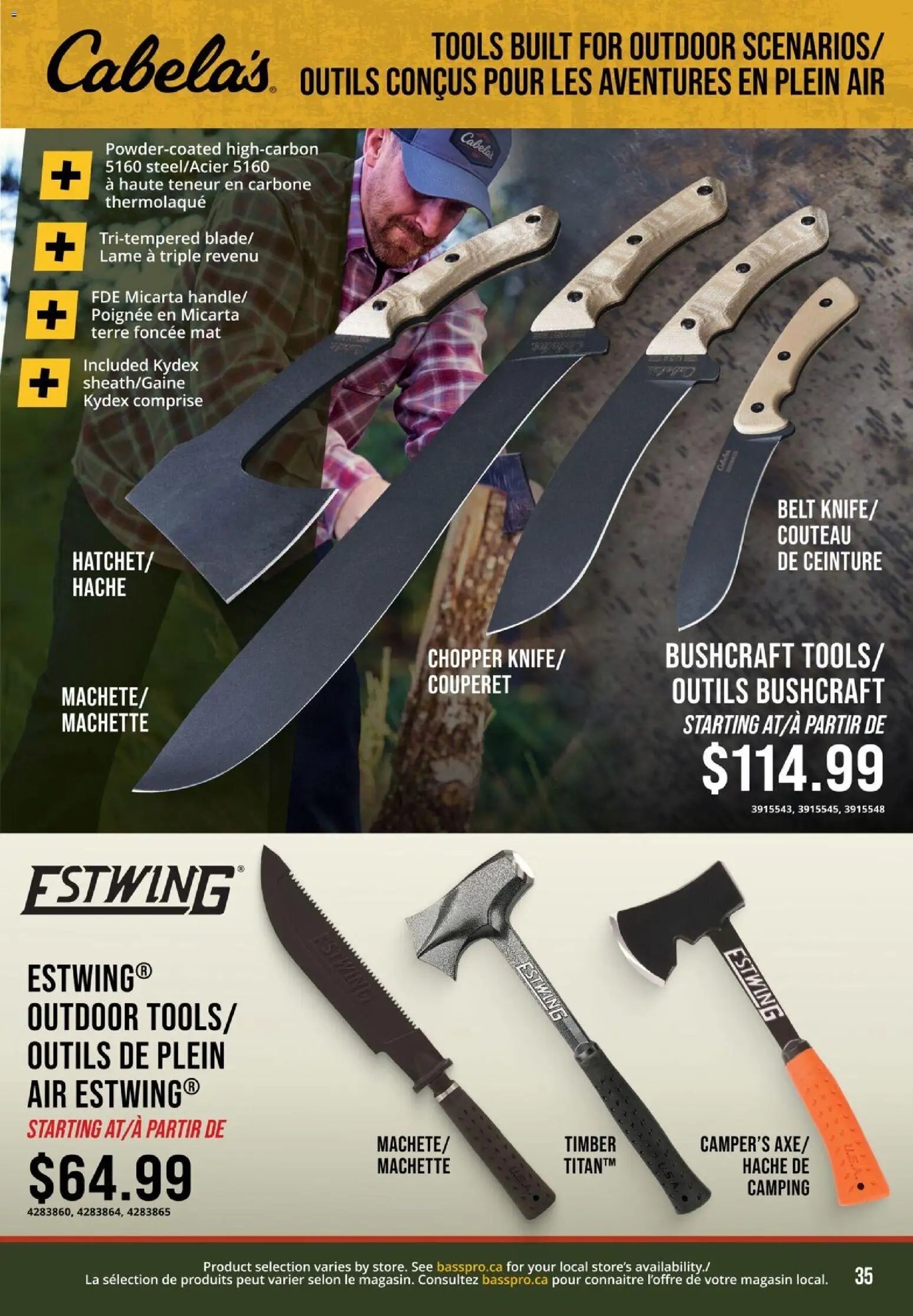 Cabelas flyer - Outdoor Adventure 2026 (2026-05-04 - 2026-06-04) | 35