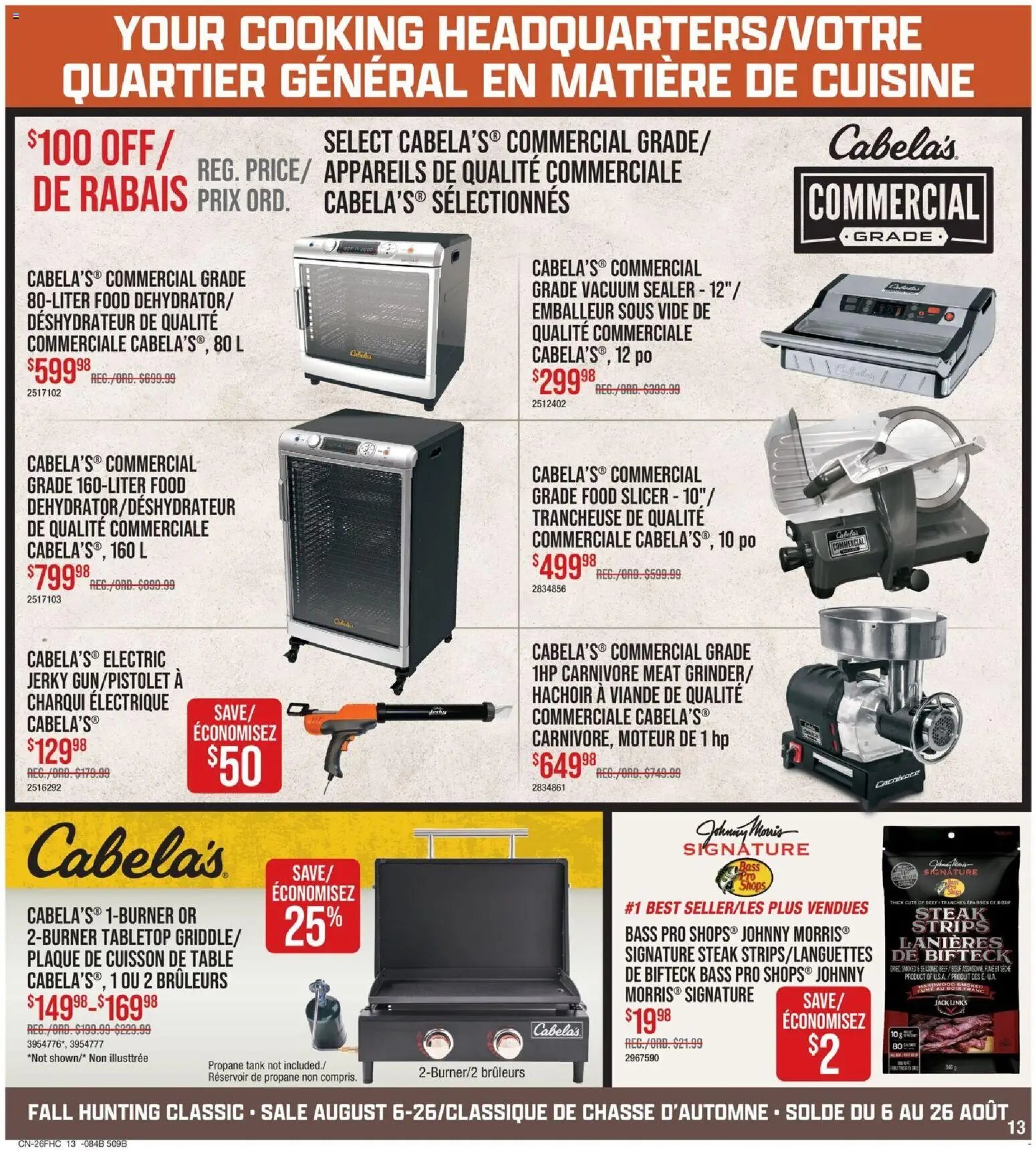 Cabelas weekly flyer / circulaire
