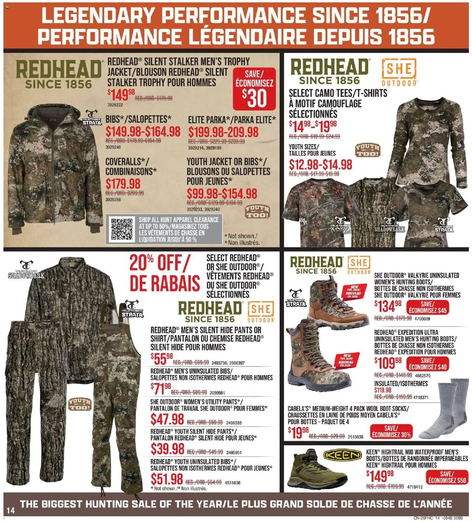 Cabelas weekly flyer / circulaire