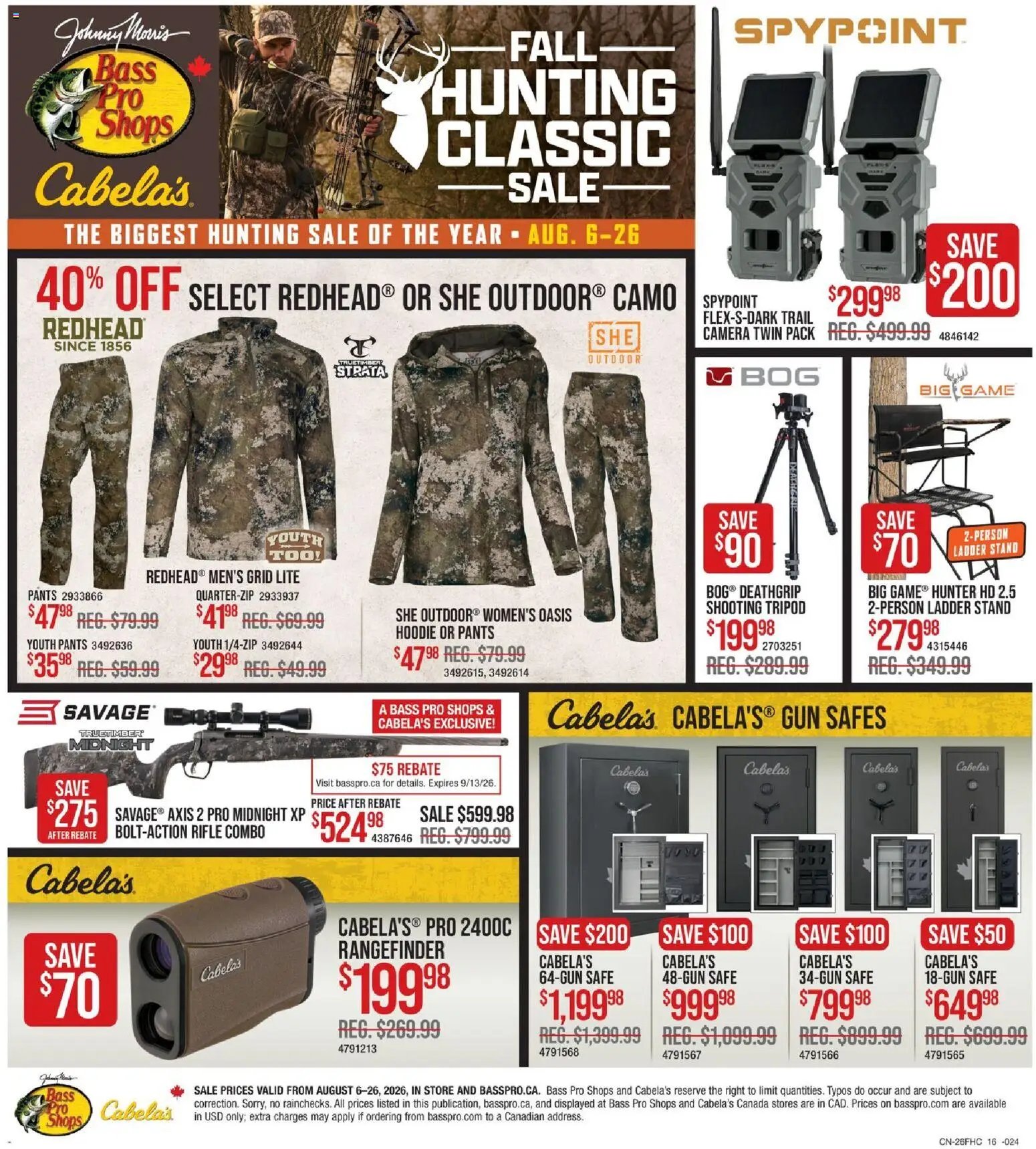 Cabelas weekly flyer / circulaire
