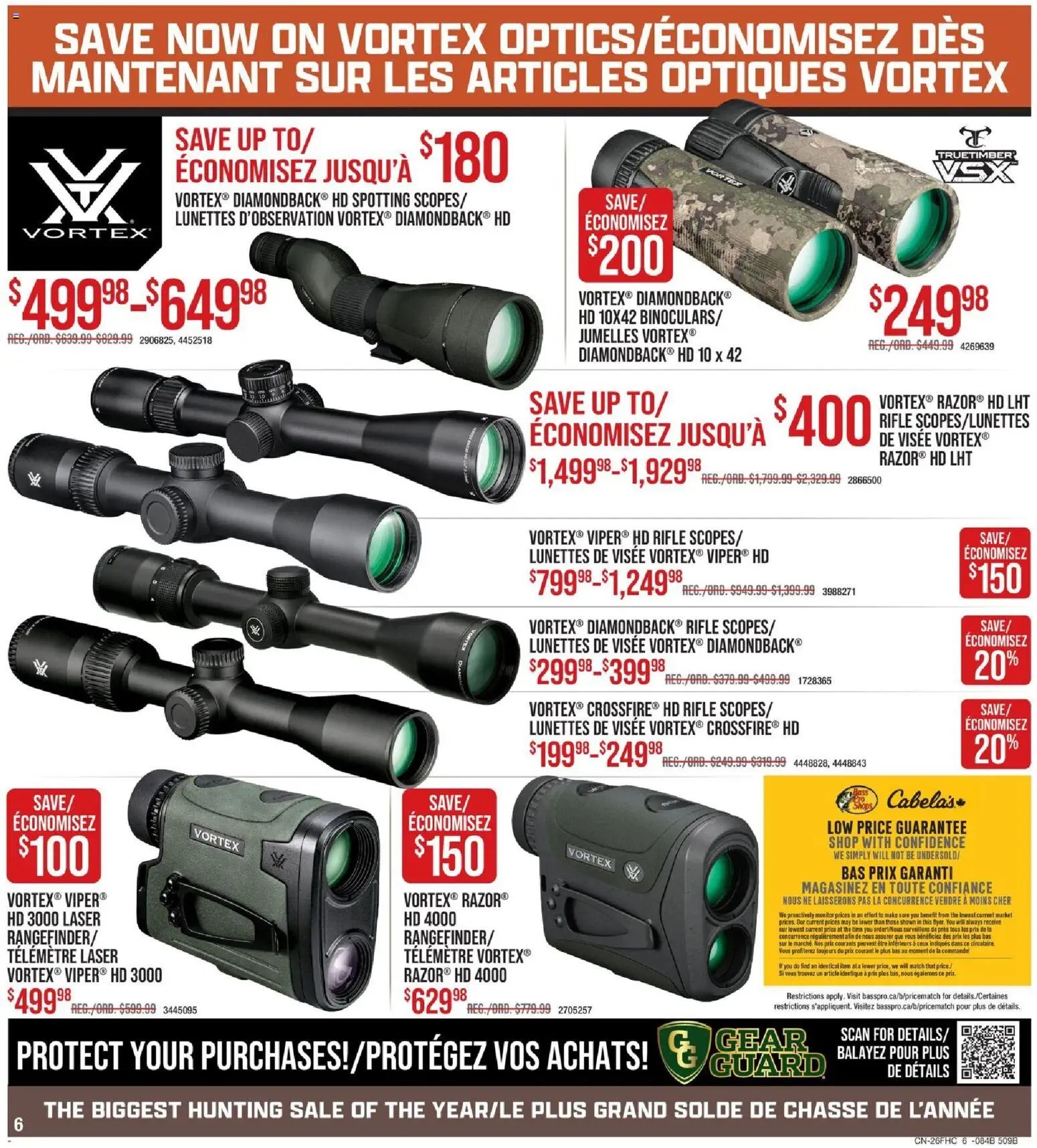 Cabelas weekly flyer / circulaire