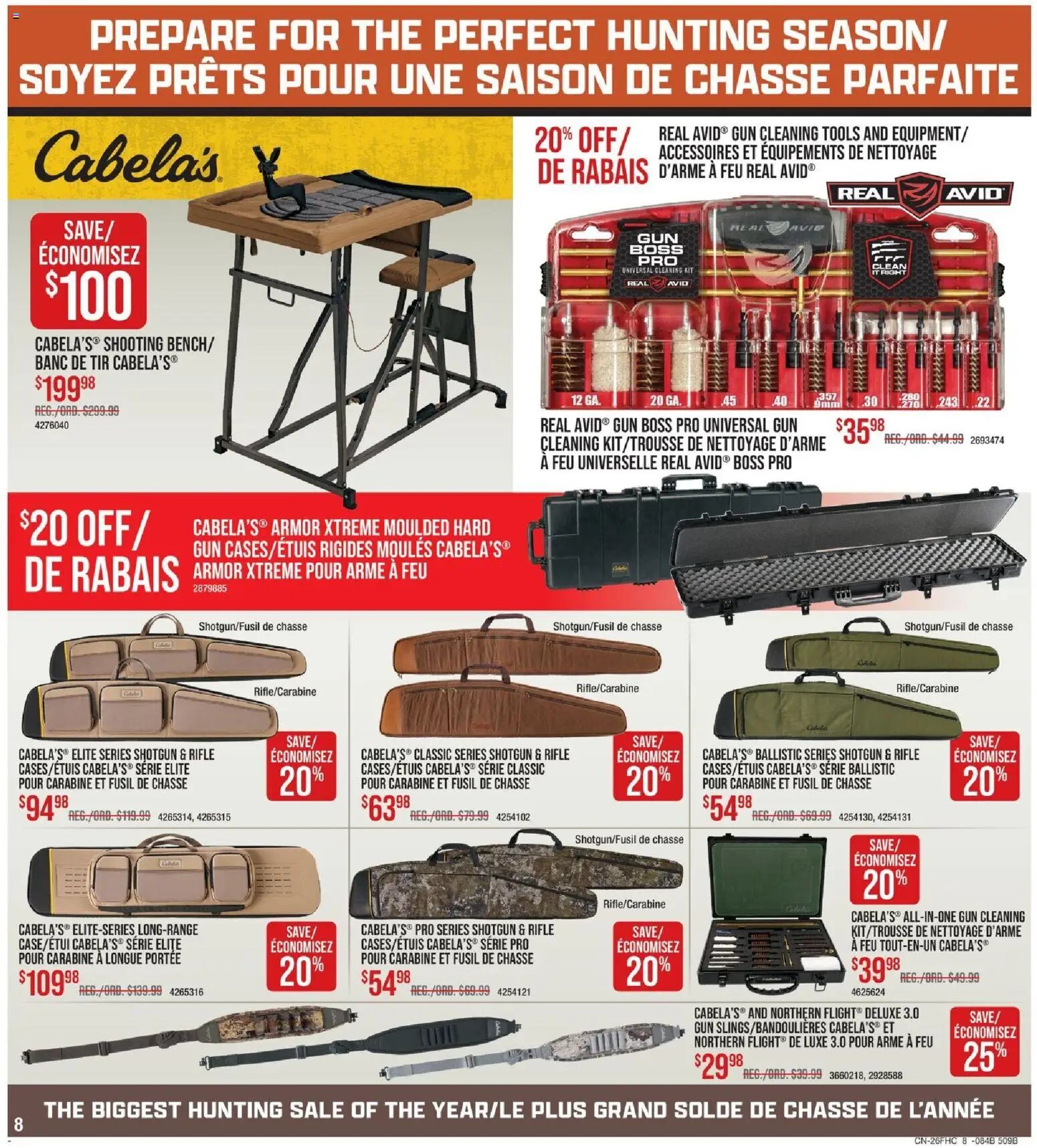 Cabelas weekly flyer / circulaire