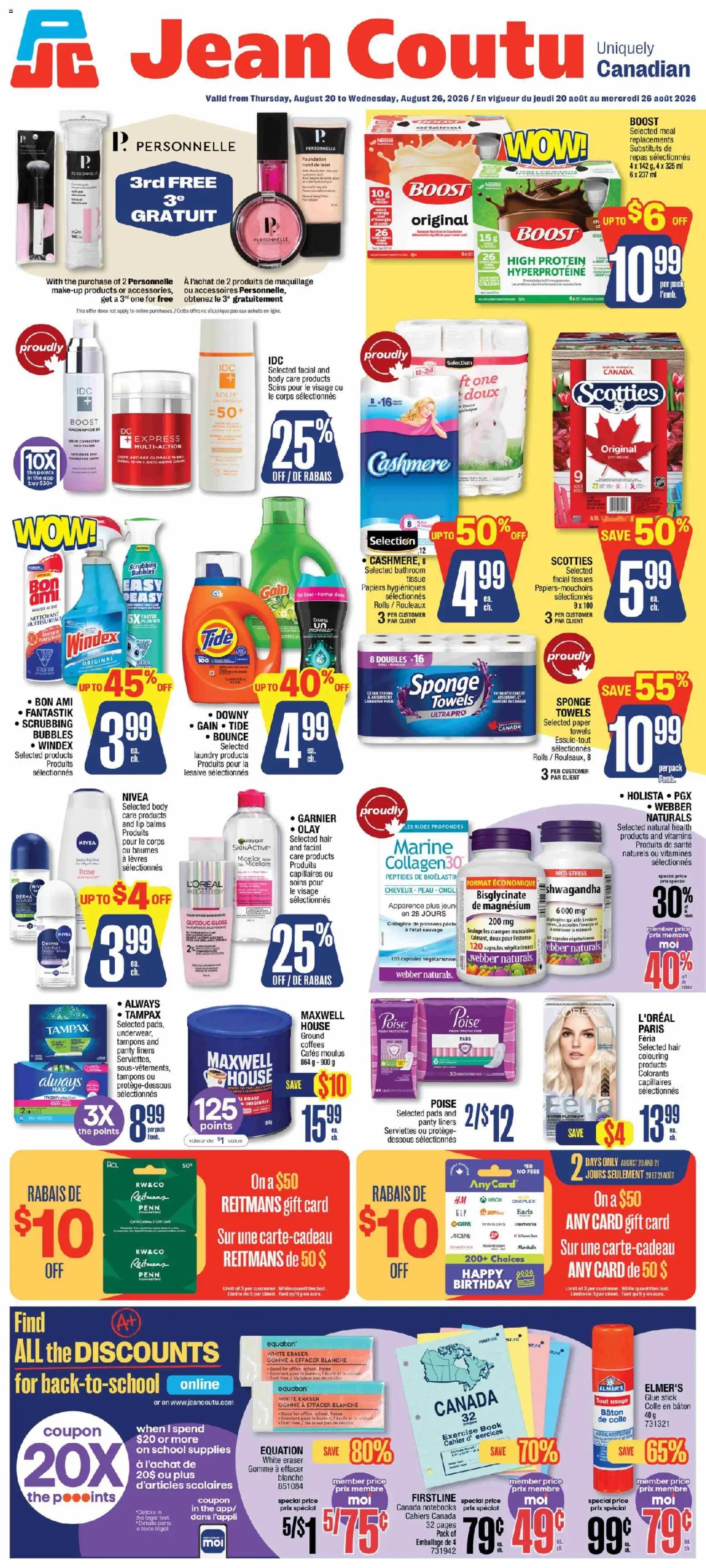 Jean Coutu weekly flyer