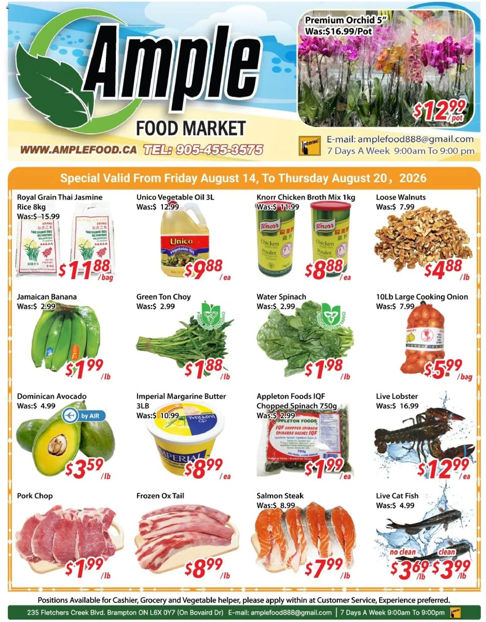 Ample Food Market weekly flyer / circulaire