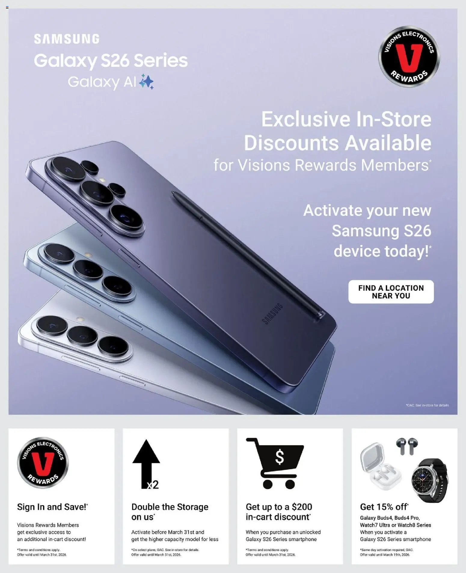 Visions weekly flyer / circulaire